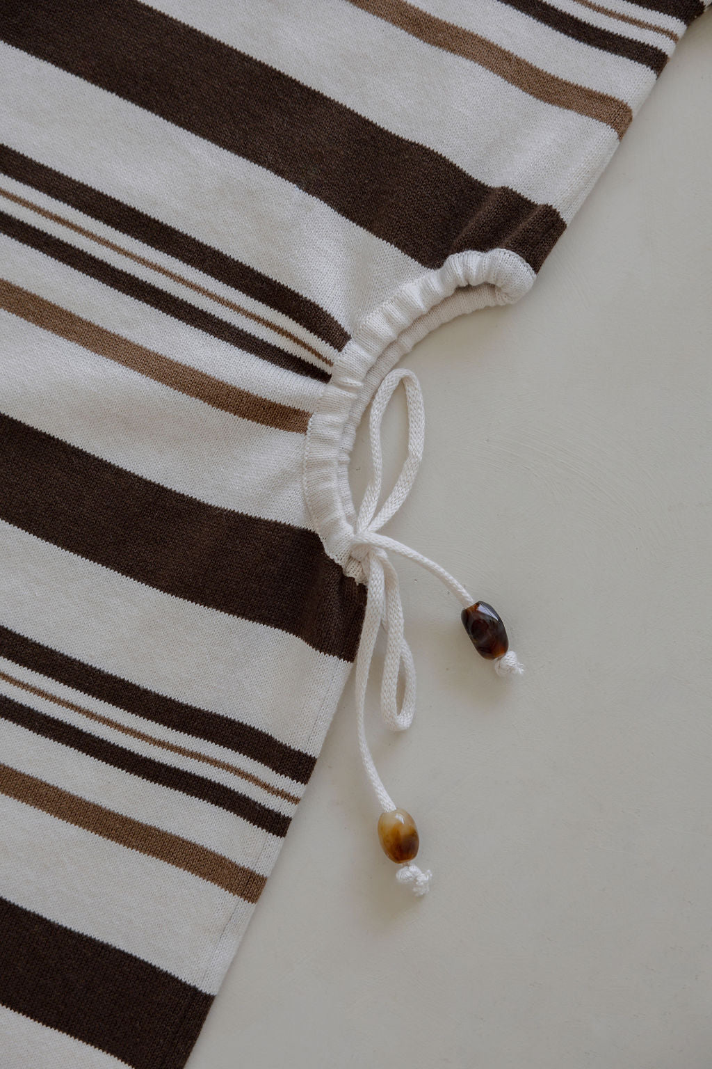 Woman's Keyhole Dress | Earth Stripe