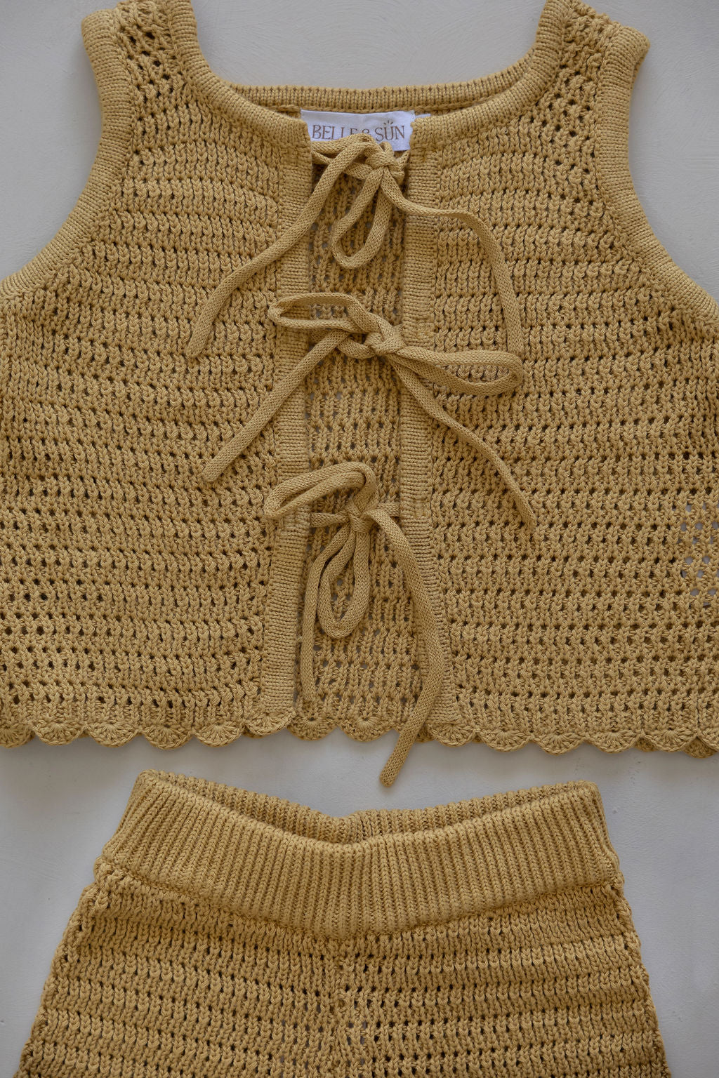 Crochet Tie-up Top | Marigold