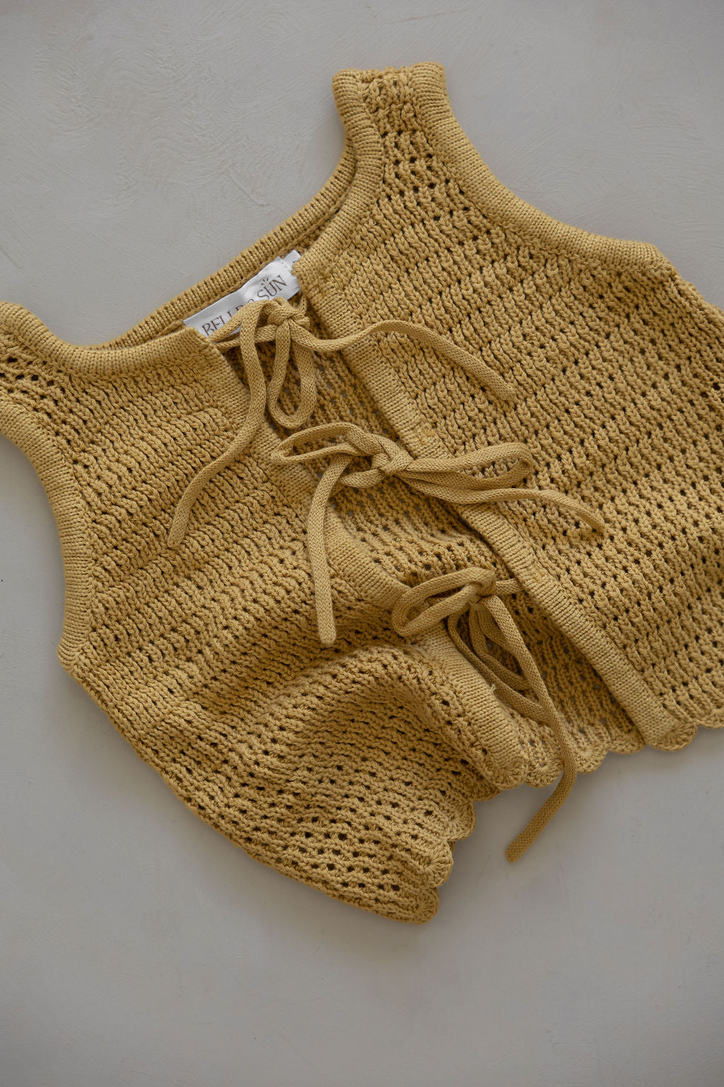 Crochet Tie-up Top | Marigold