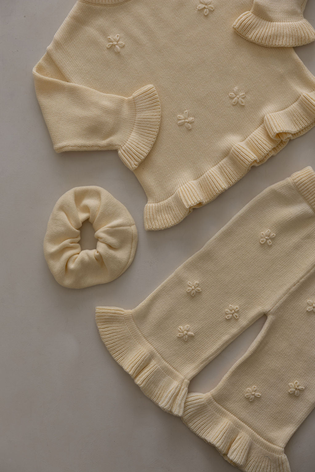Knit Embroidery Pullover | Citrus