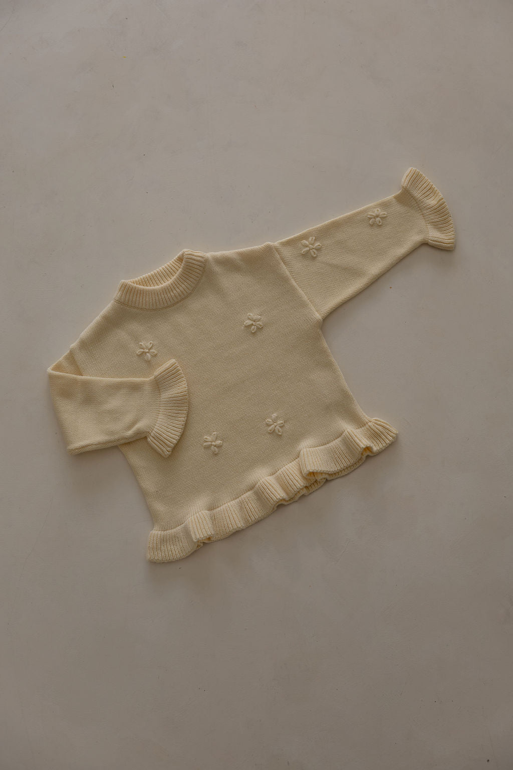 Knit Embroidery Pullover | Citrus