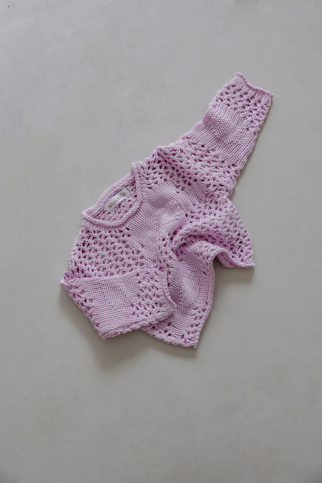 Crochet Pullover | Mauve