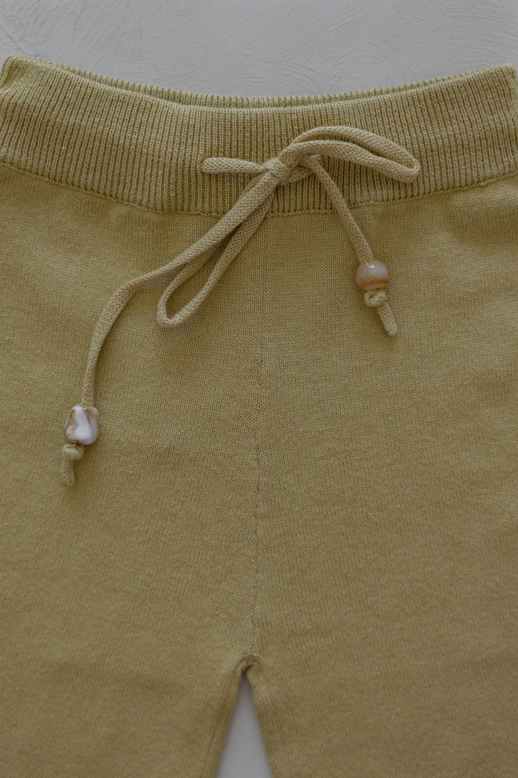 Gathered Knit Pants | Sour Melon Beads