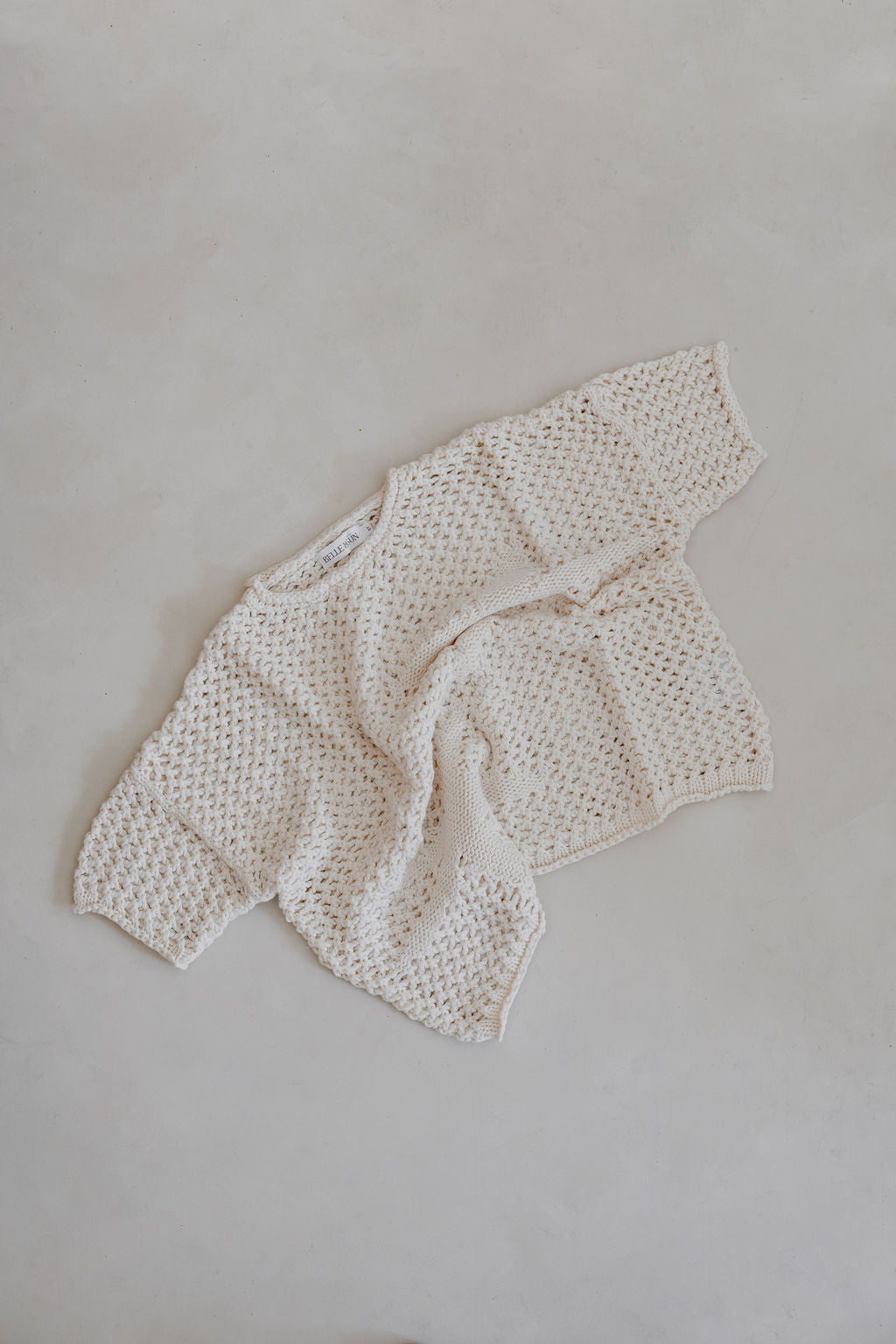 Crochet Sea-Star Tee | Natural