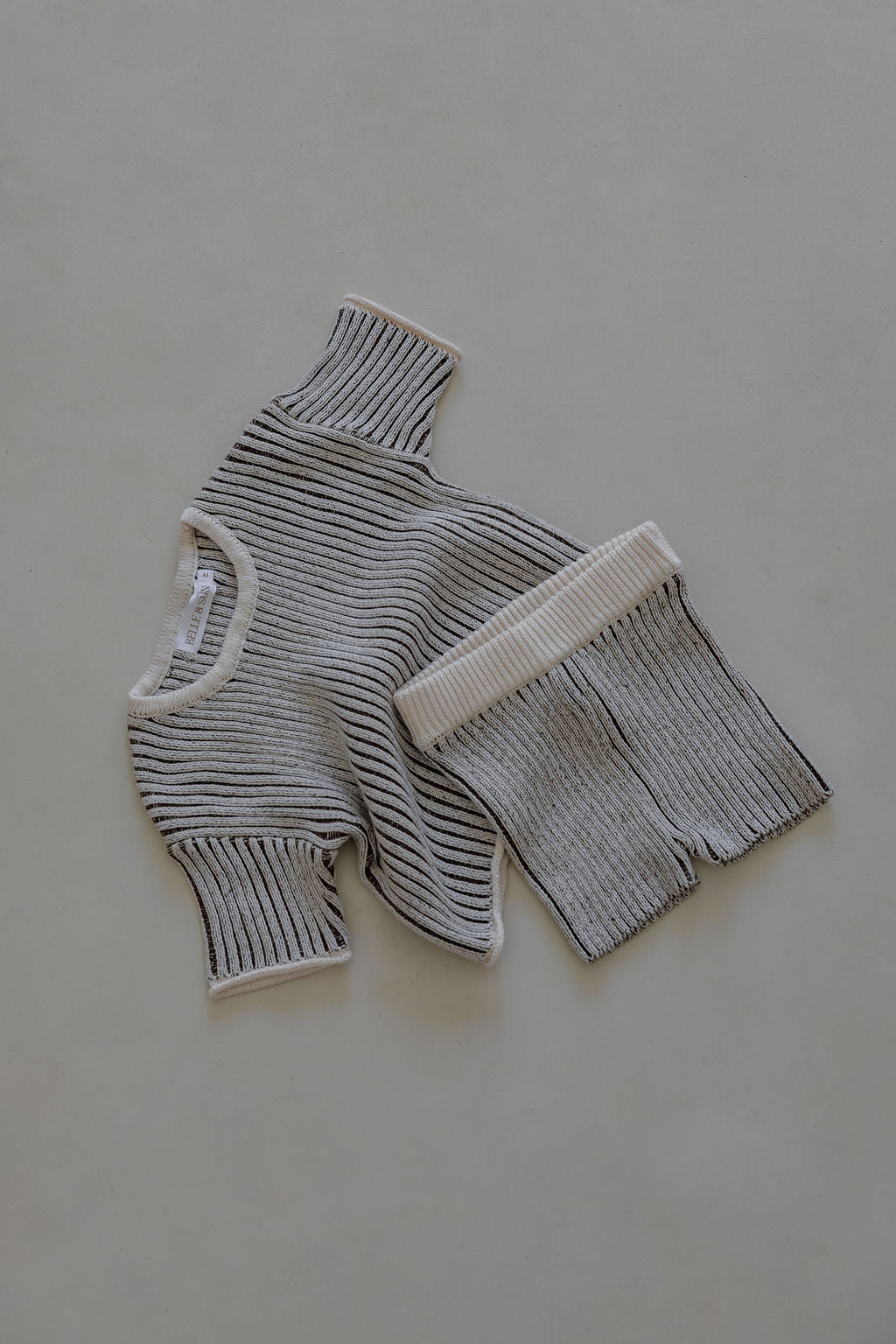 Rib Tee | Earth mix