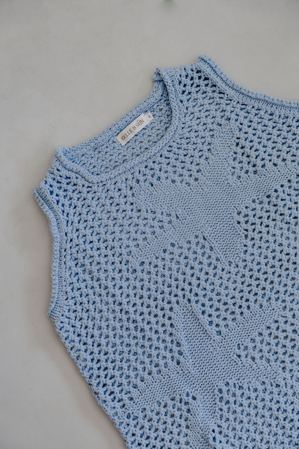 Crochet Sea-Star Dress | Sky