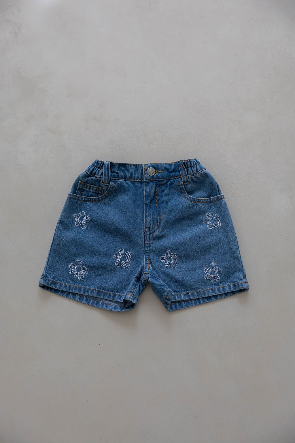 Denim Shorts | Flower