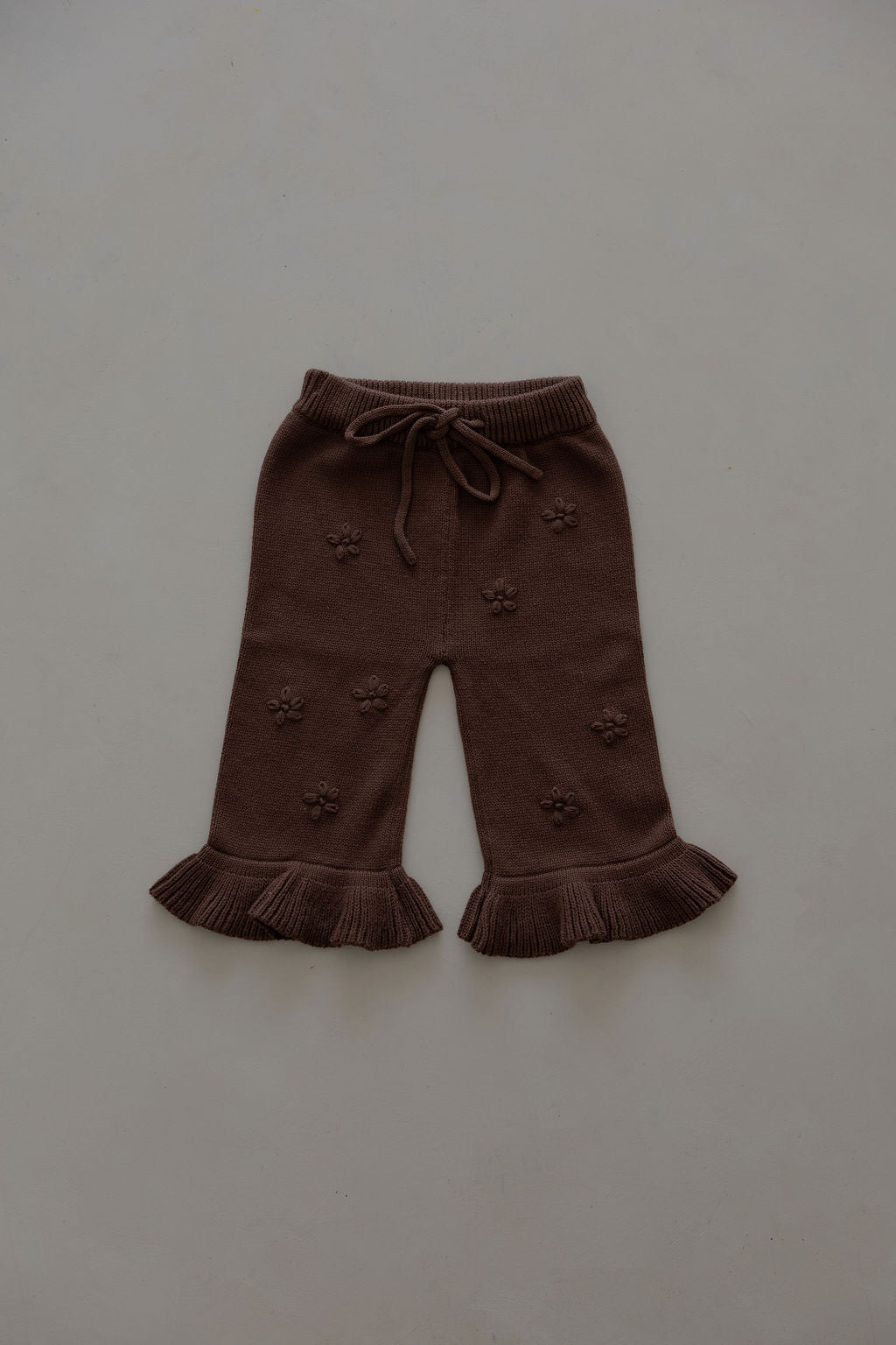 Frill Embroidery Pants | Cocoa