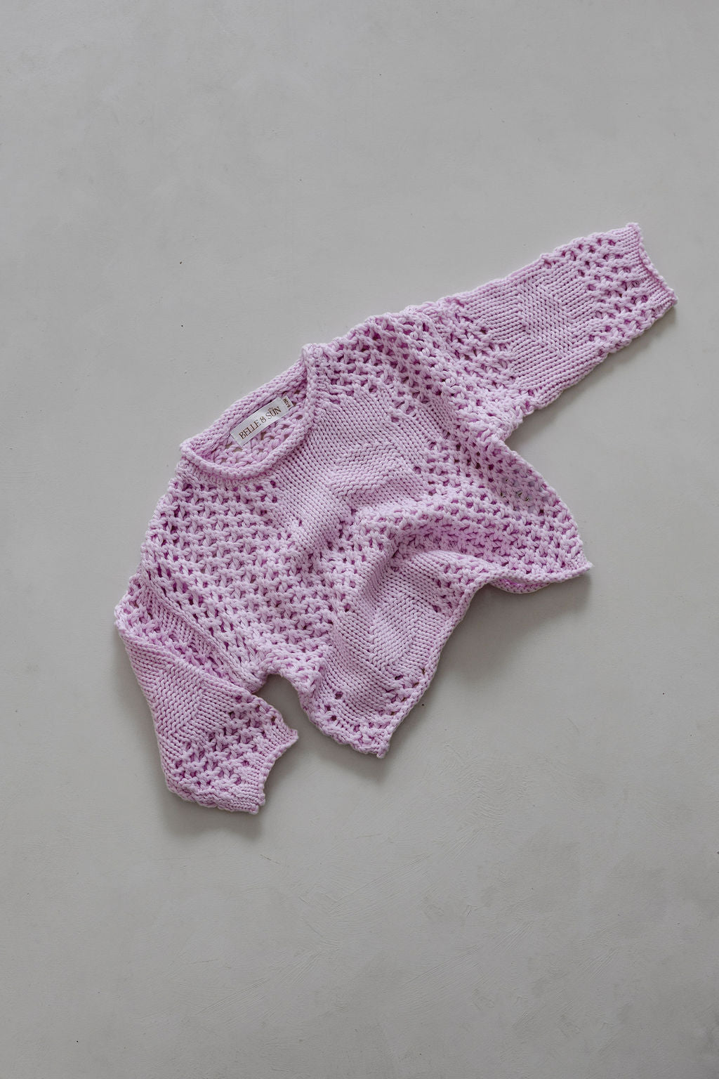 Crochet Pullover | Mauve