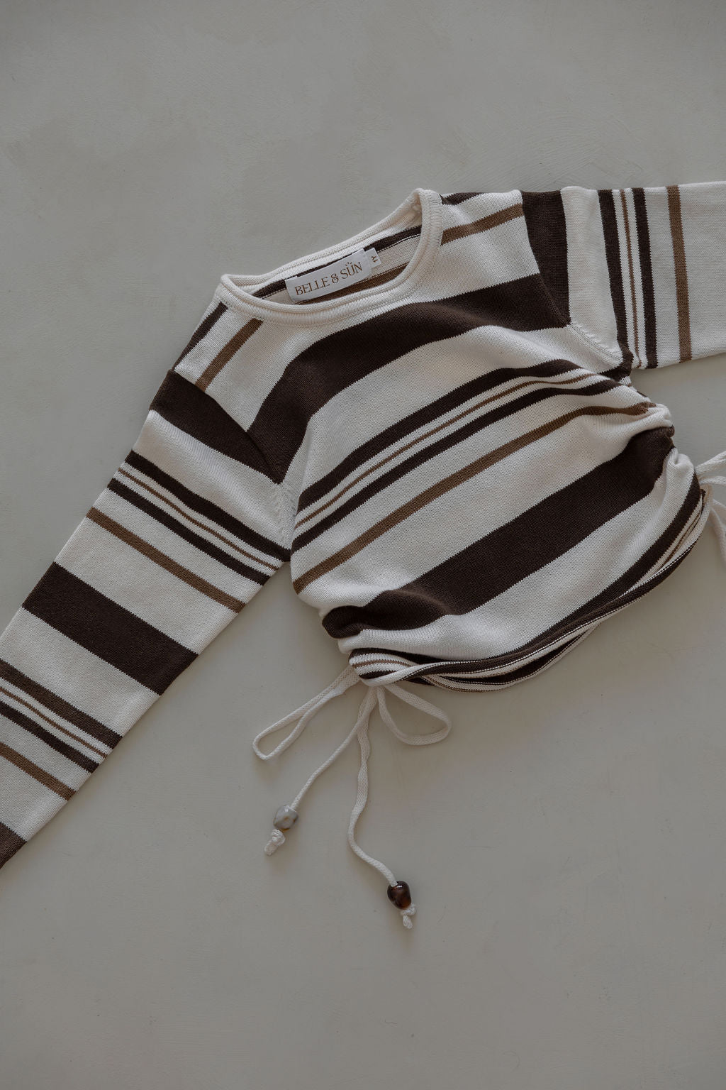 Gathered Pullover | Earth Stripe Beads