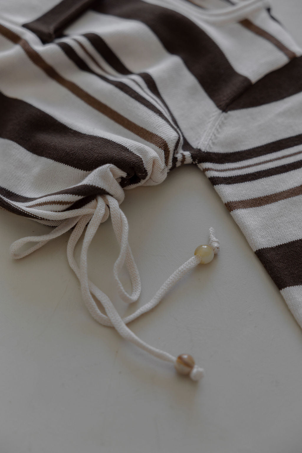 Gathered Pullover | Earth Stripe Beads