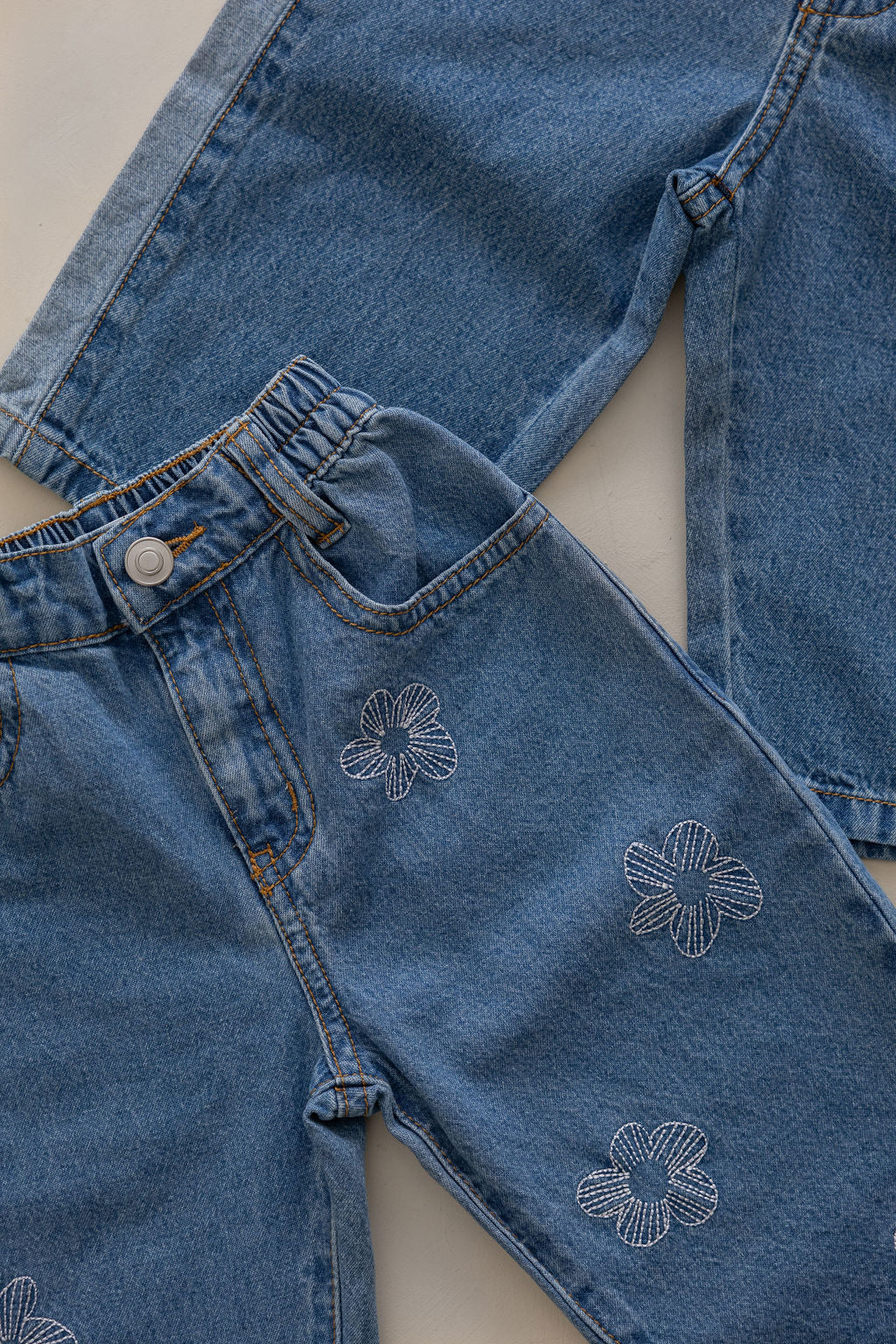 Denim Jeans | Flower
