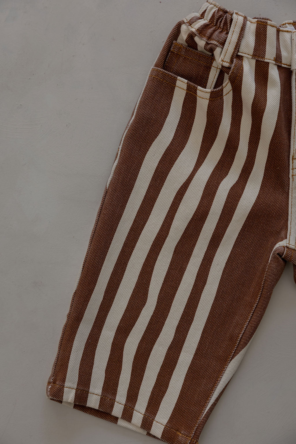 Denim Jeans | Wavy Stripe