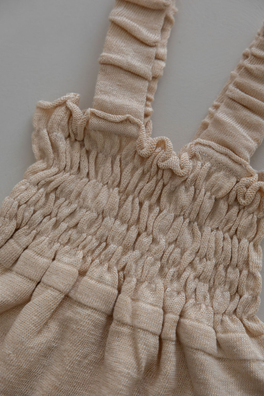 Linen Romper | Wheat