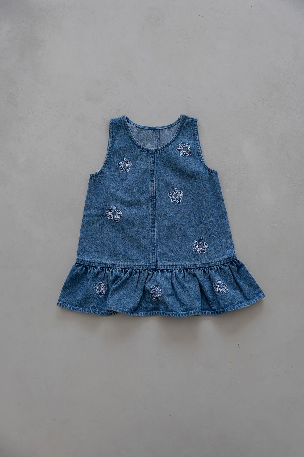 Denim Dress | Flower
