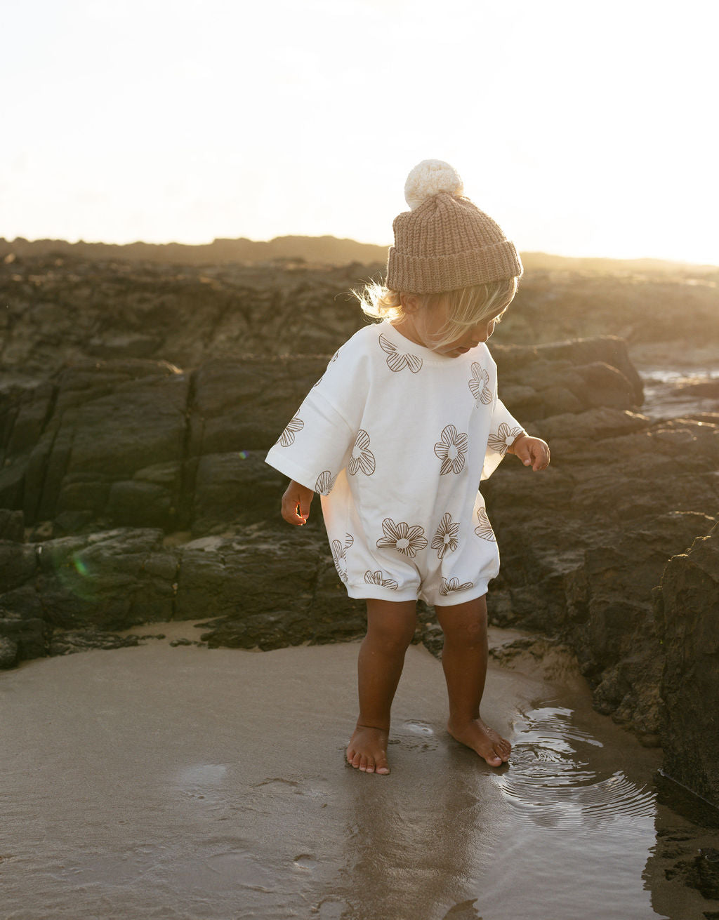 Romper | Cacao Flower