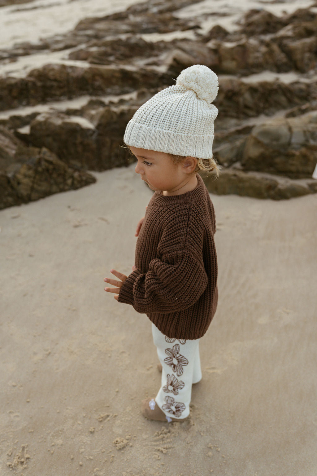 Flower Pants | Natural