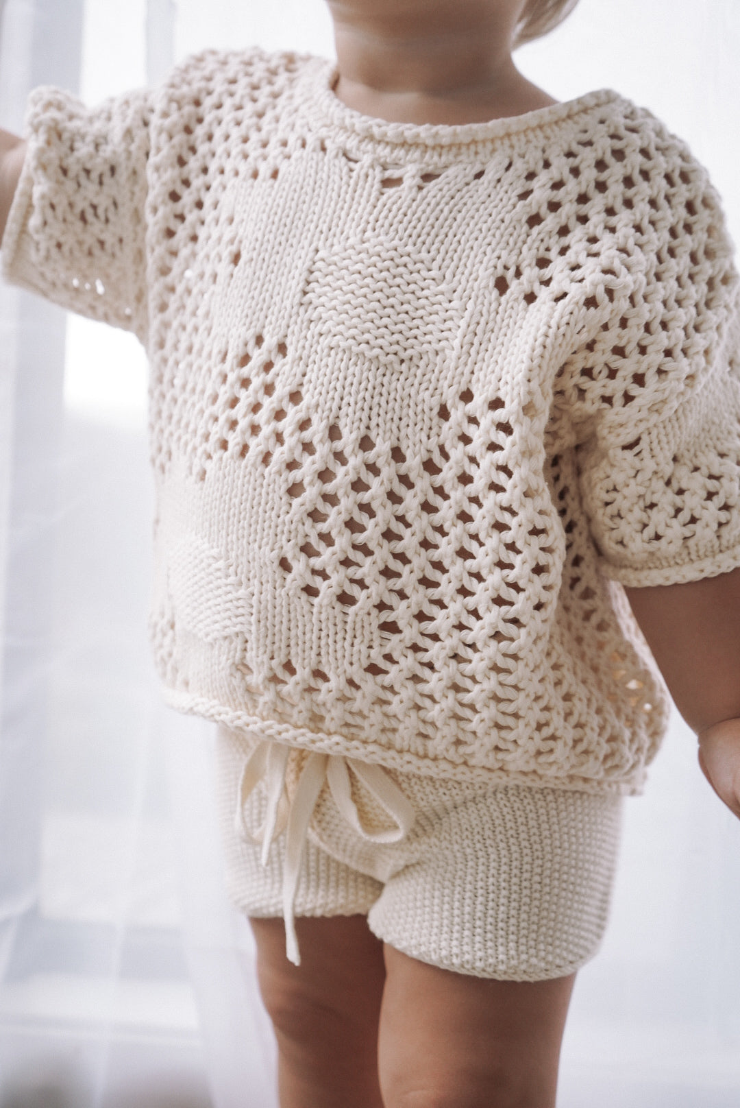 Crochet Tee | Natural
