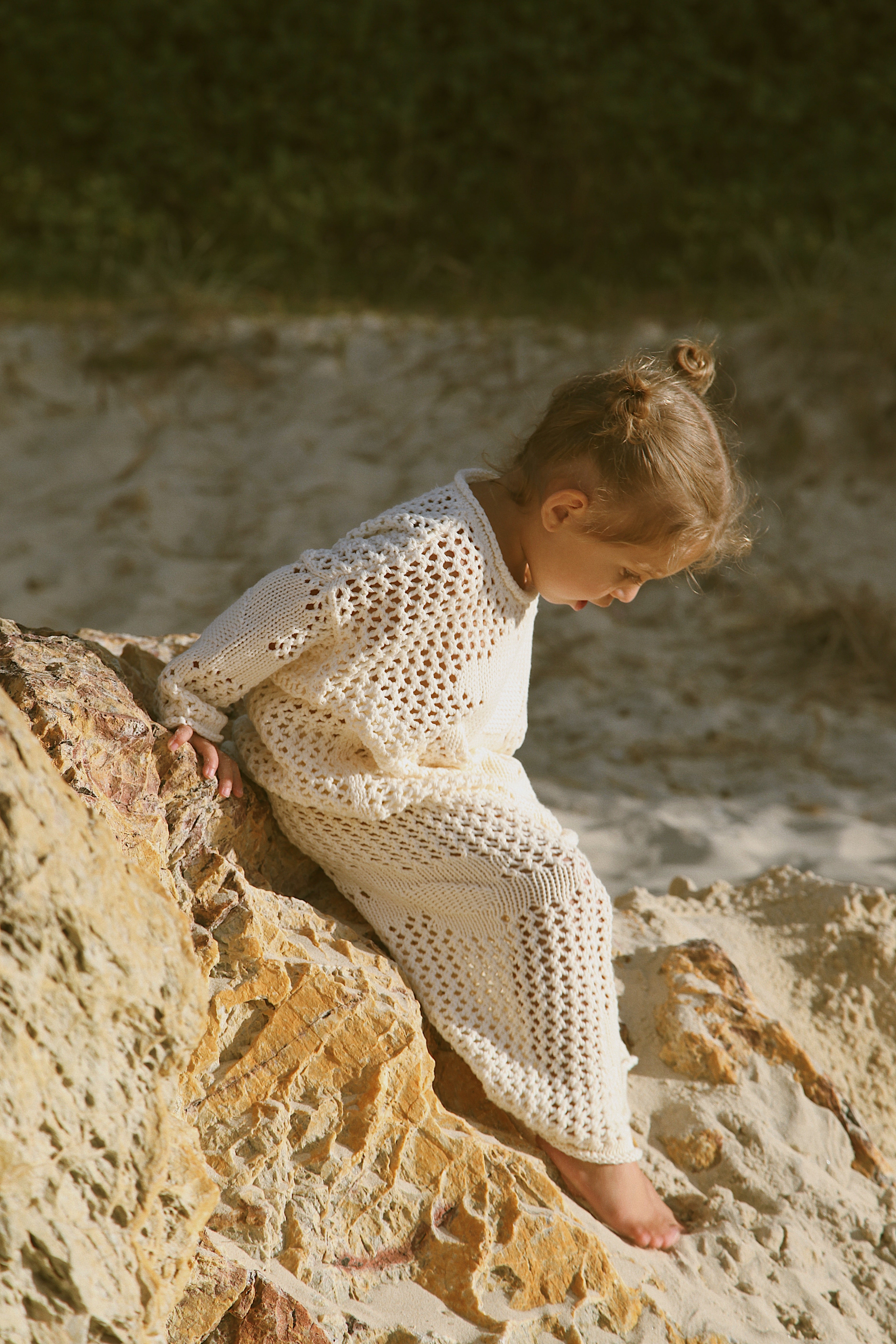 Crochet Pants | Natural