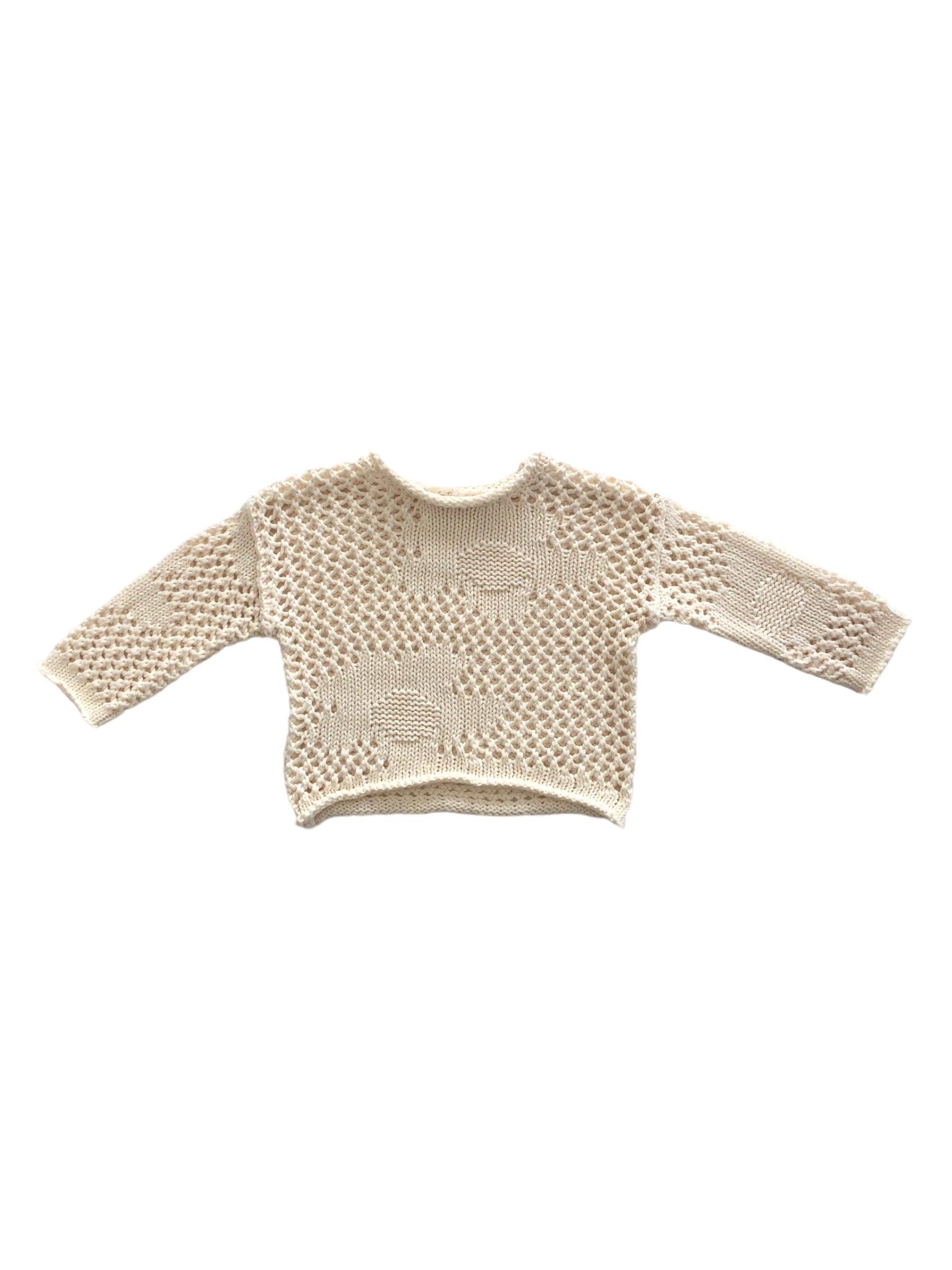 Crochet Pullover | Natural