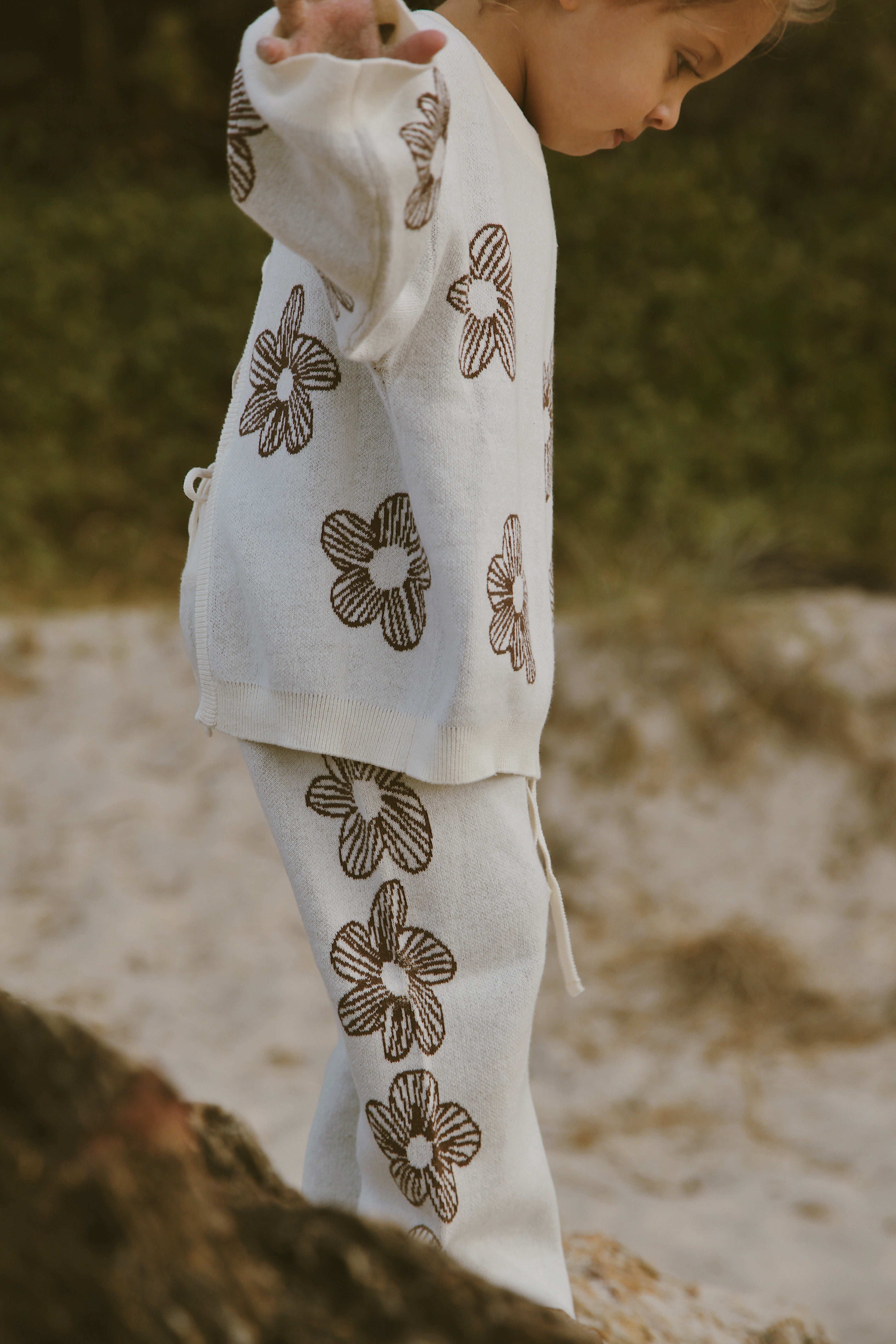 Flower Pants | Natural