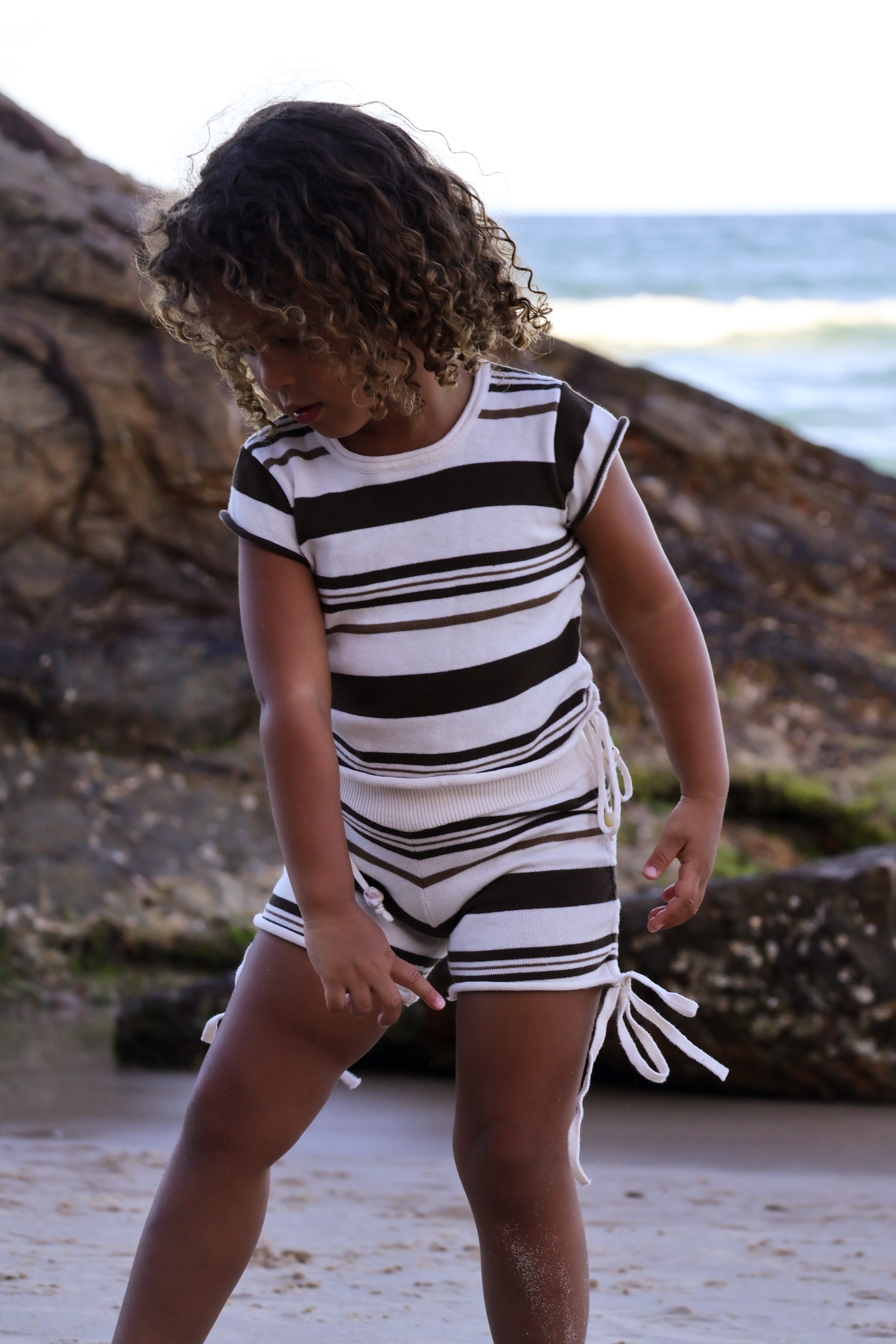 Gathered Knit Tshirt | Earth Beads