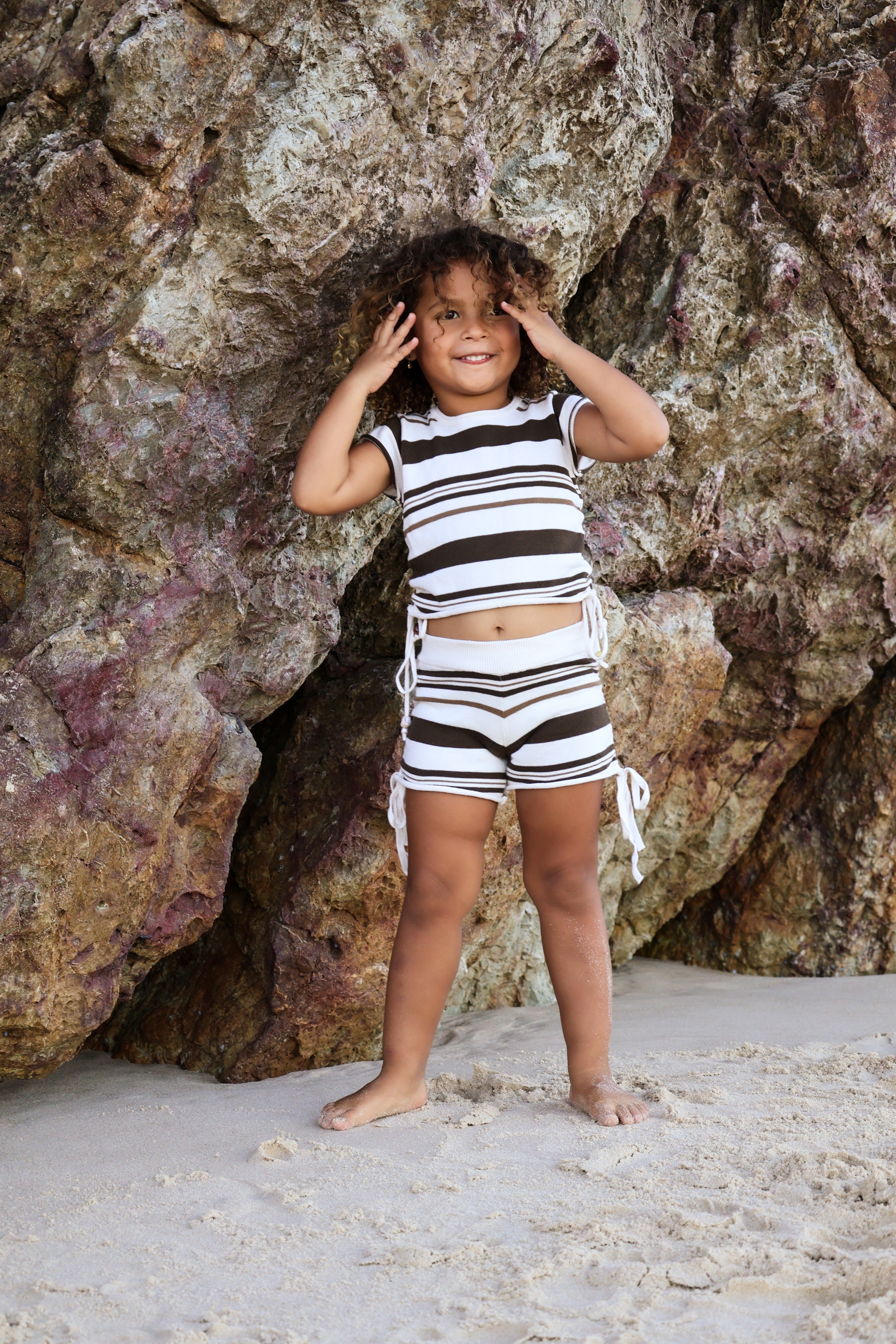 Gathered Knit Tshirt | Earth Beads