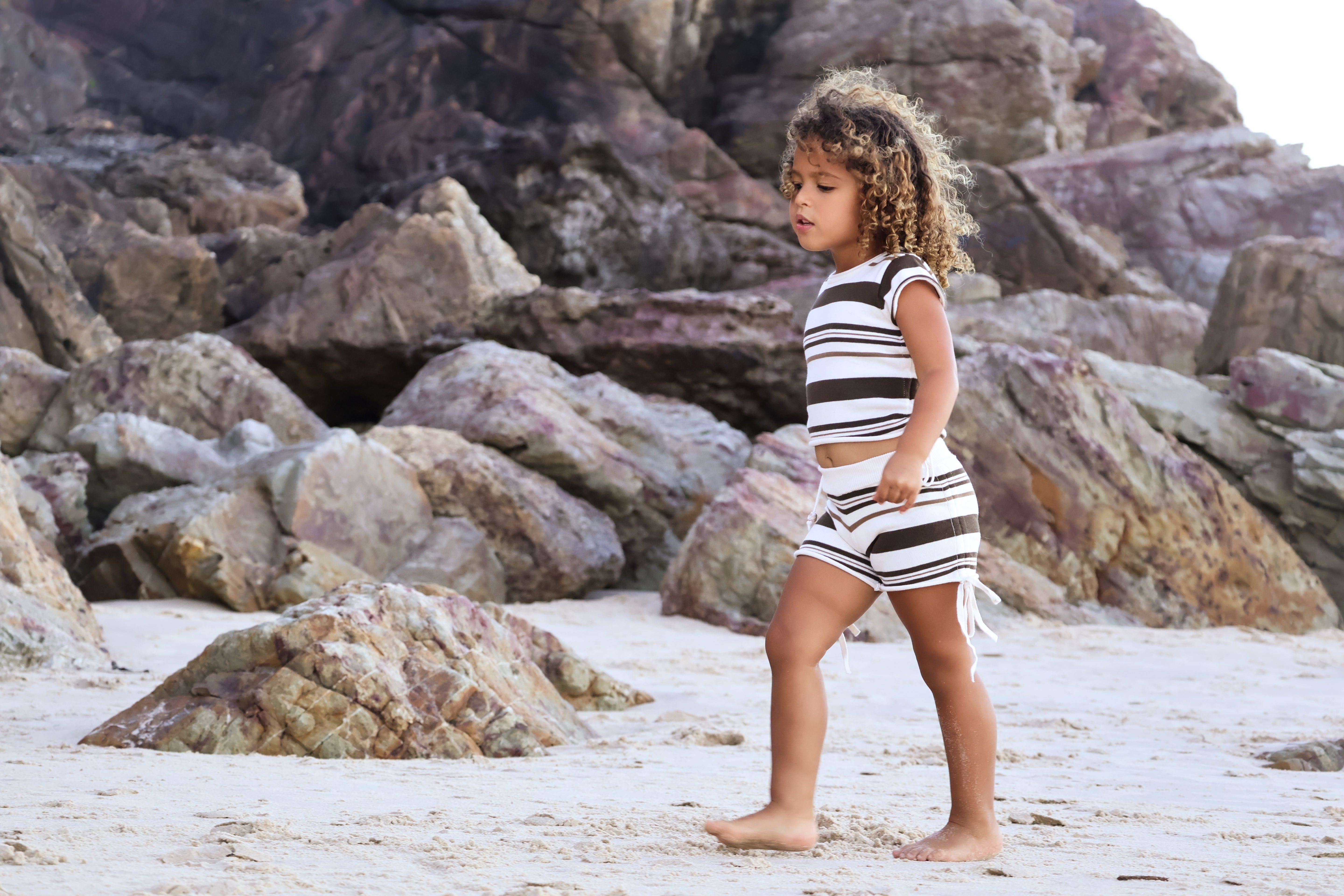 Gathered Knit Tshirt | Earth Beads