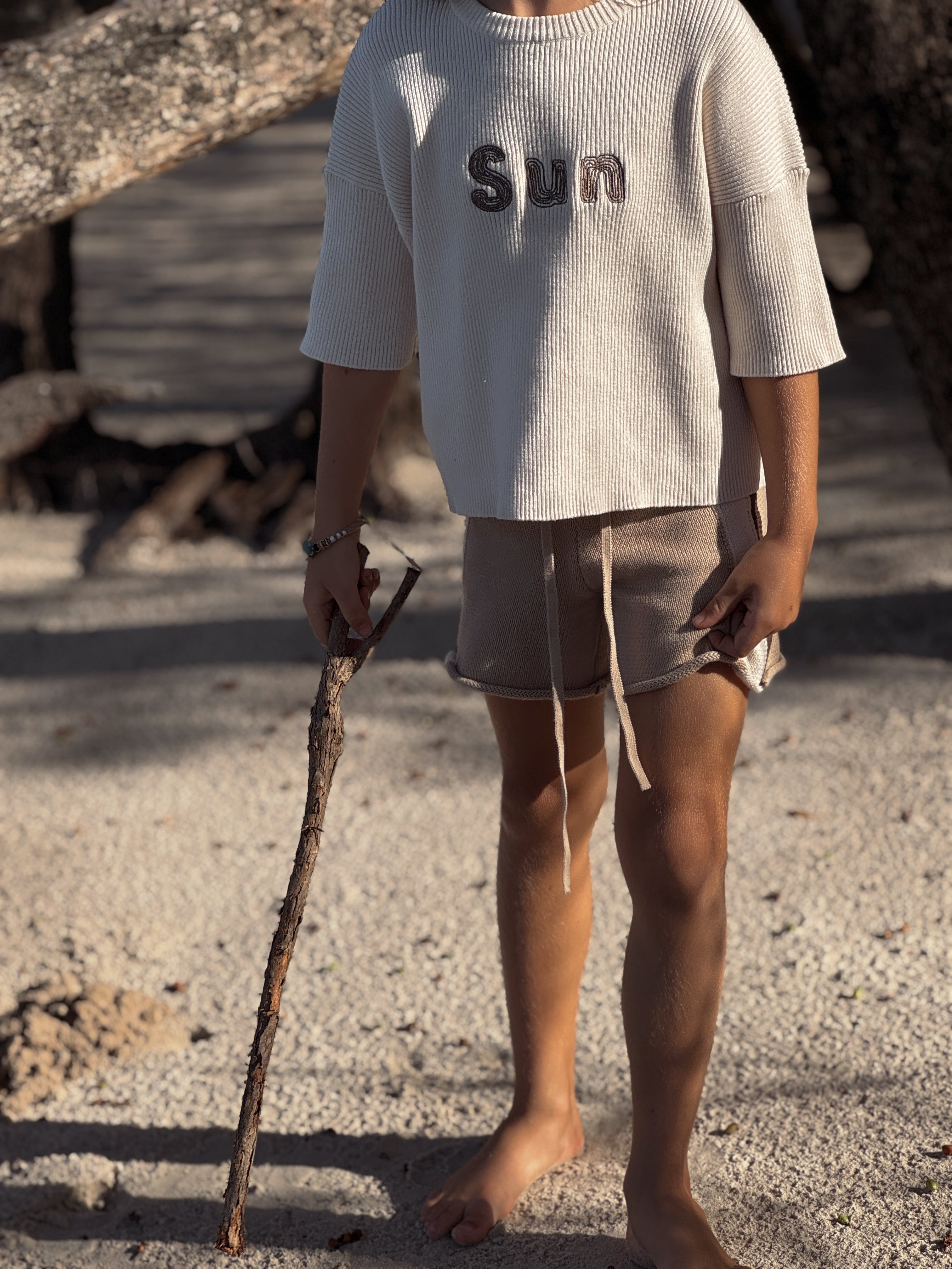 Sun Tee | Natural White