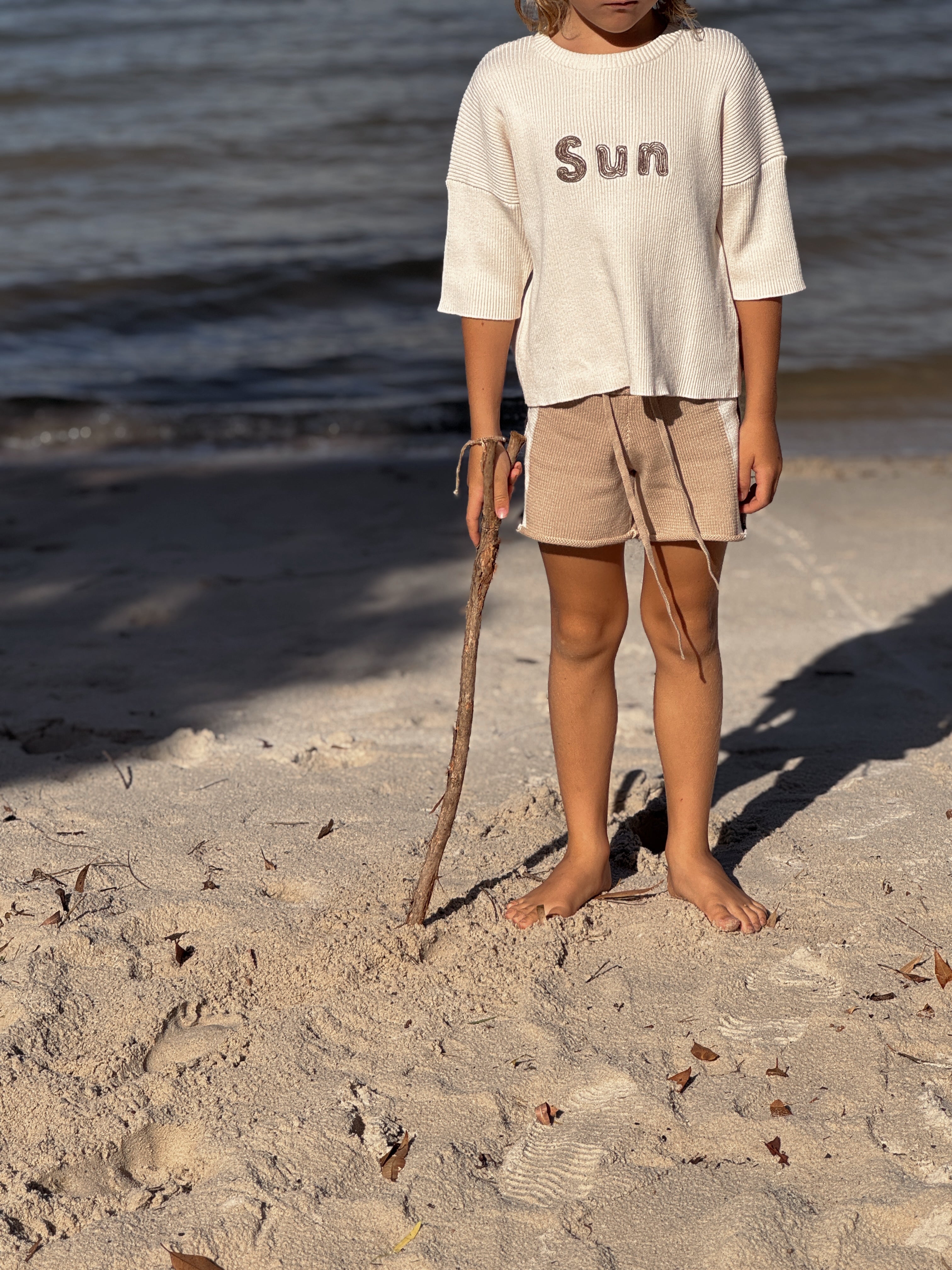 Sun Tee | Natural White