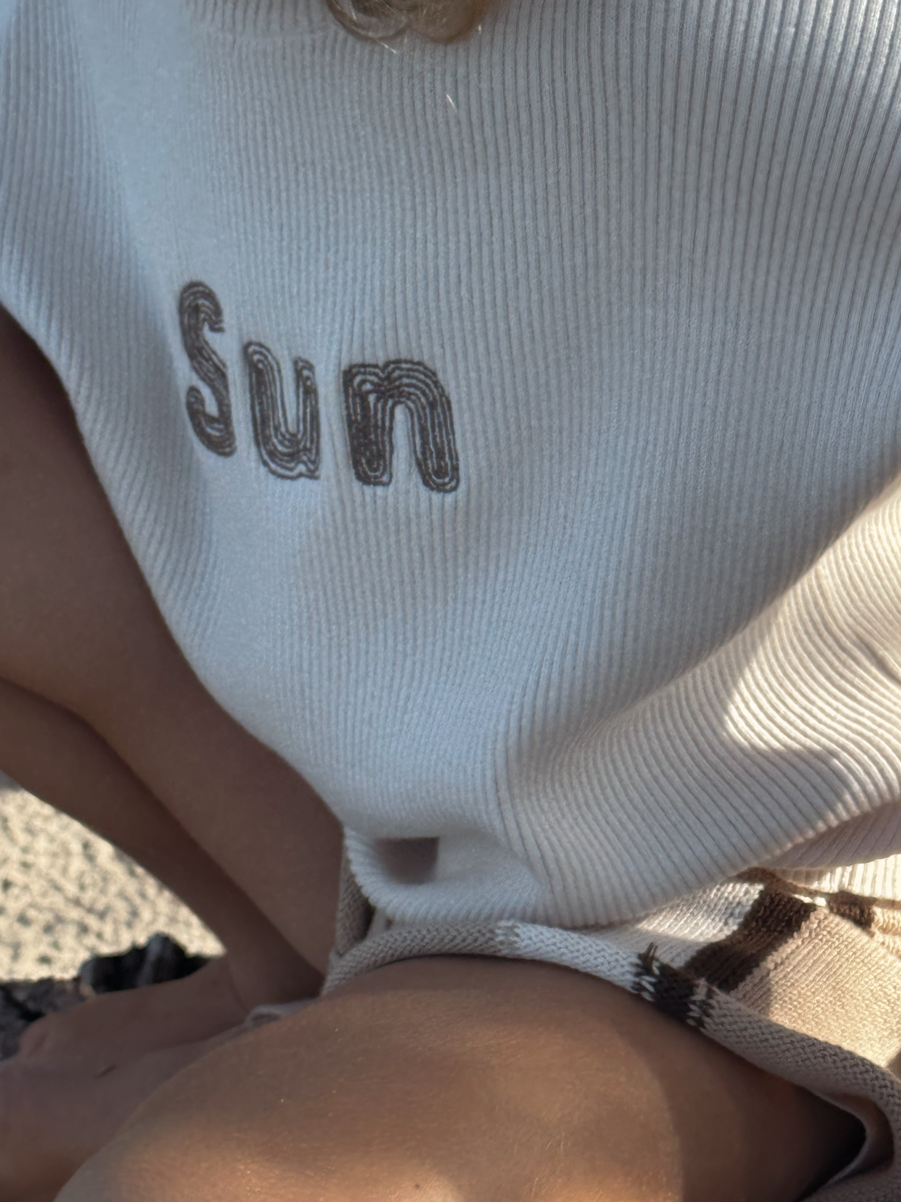 Sun Tee | Natural White