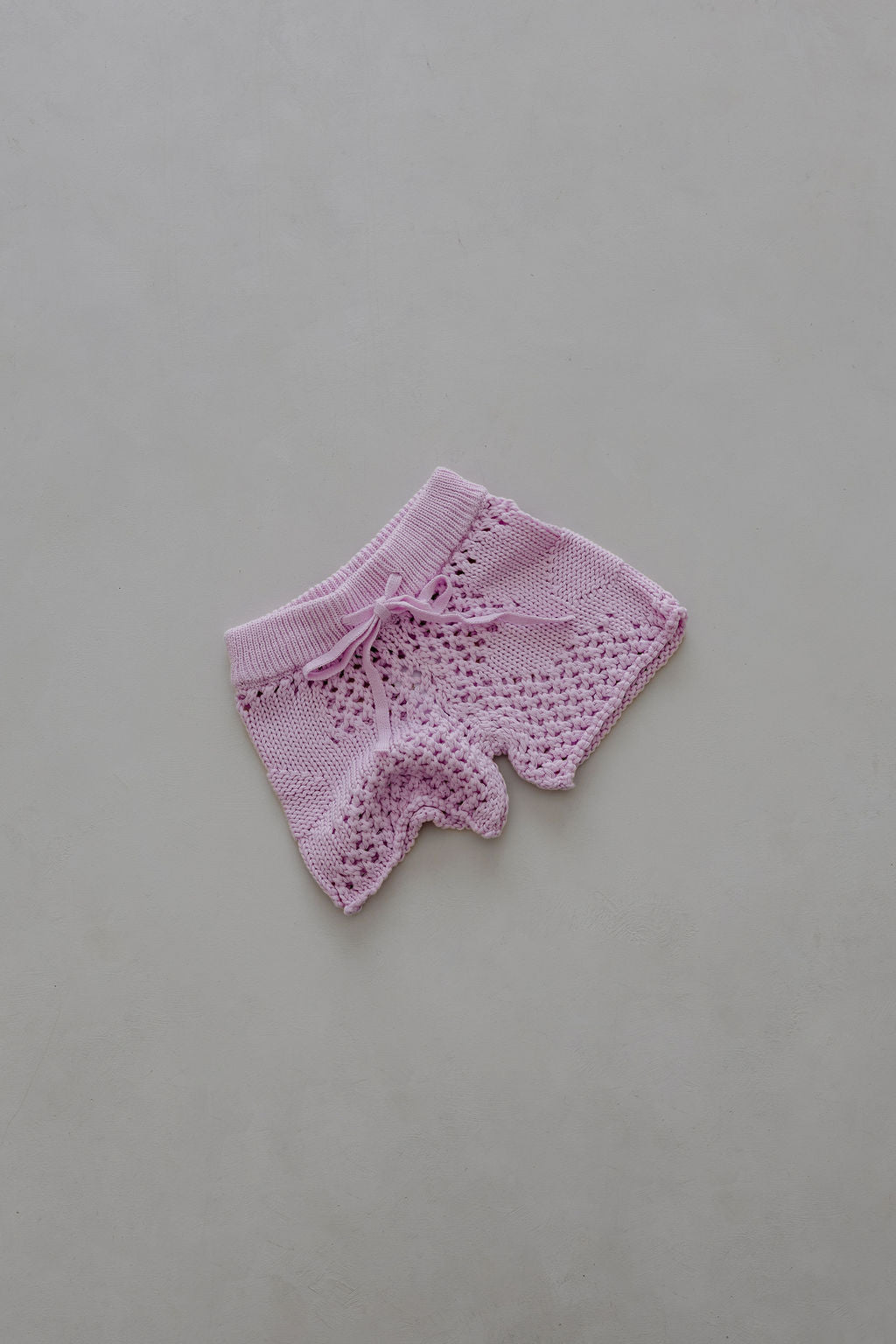 Crochet Flower Shorts | Mauve