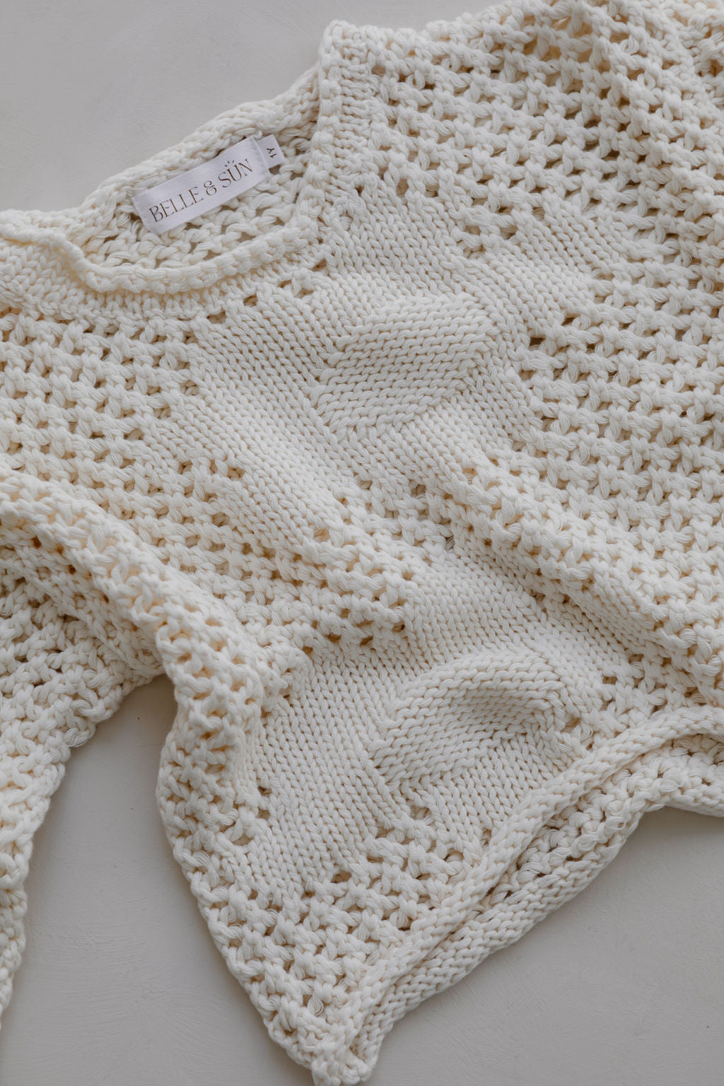 Crochet Pullover | Natural