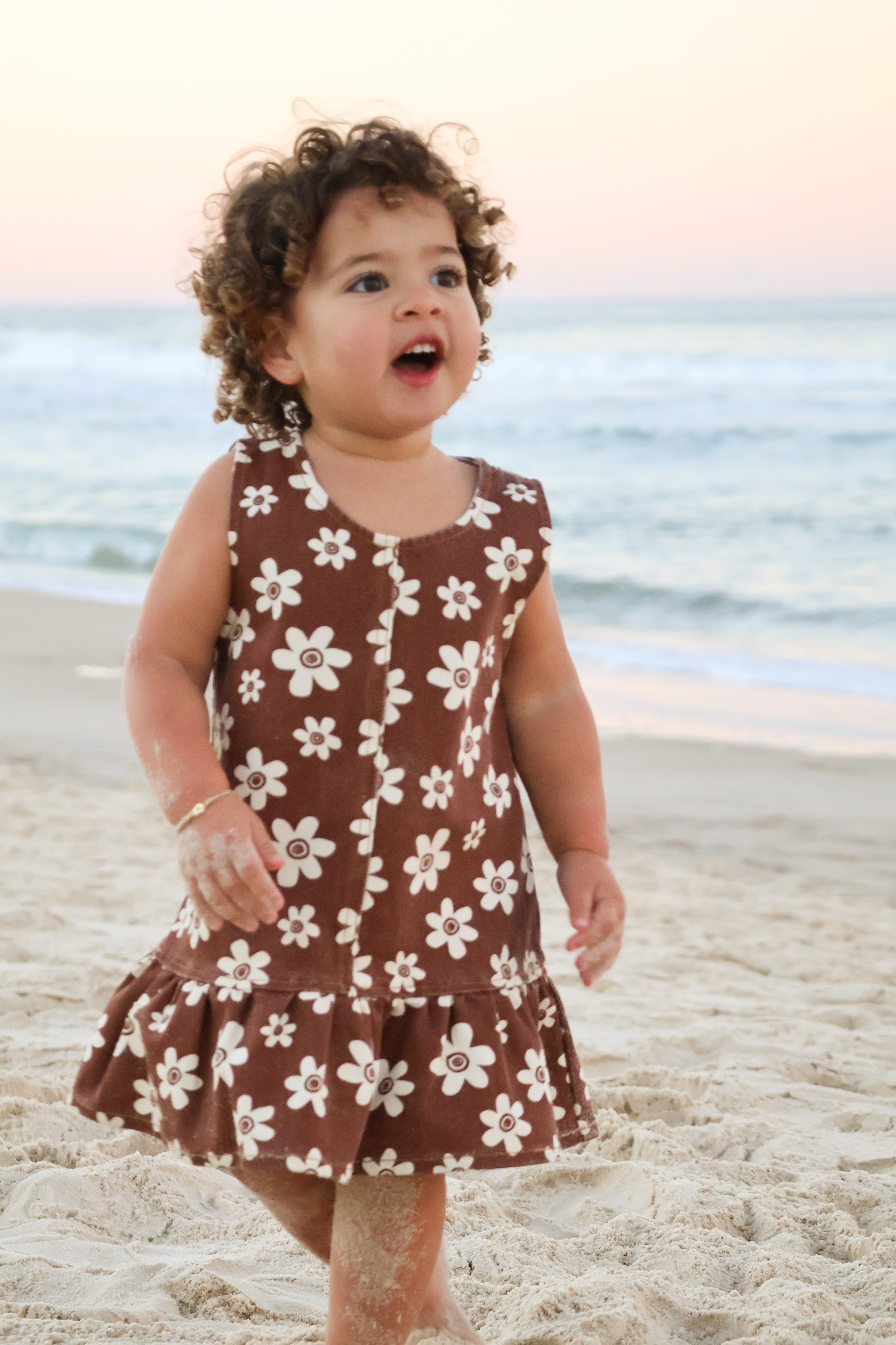 Denim Flower Dress | Mud
