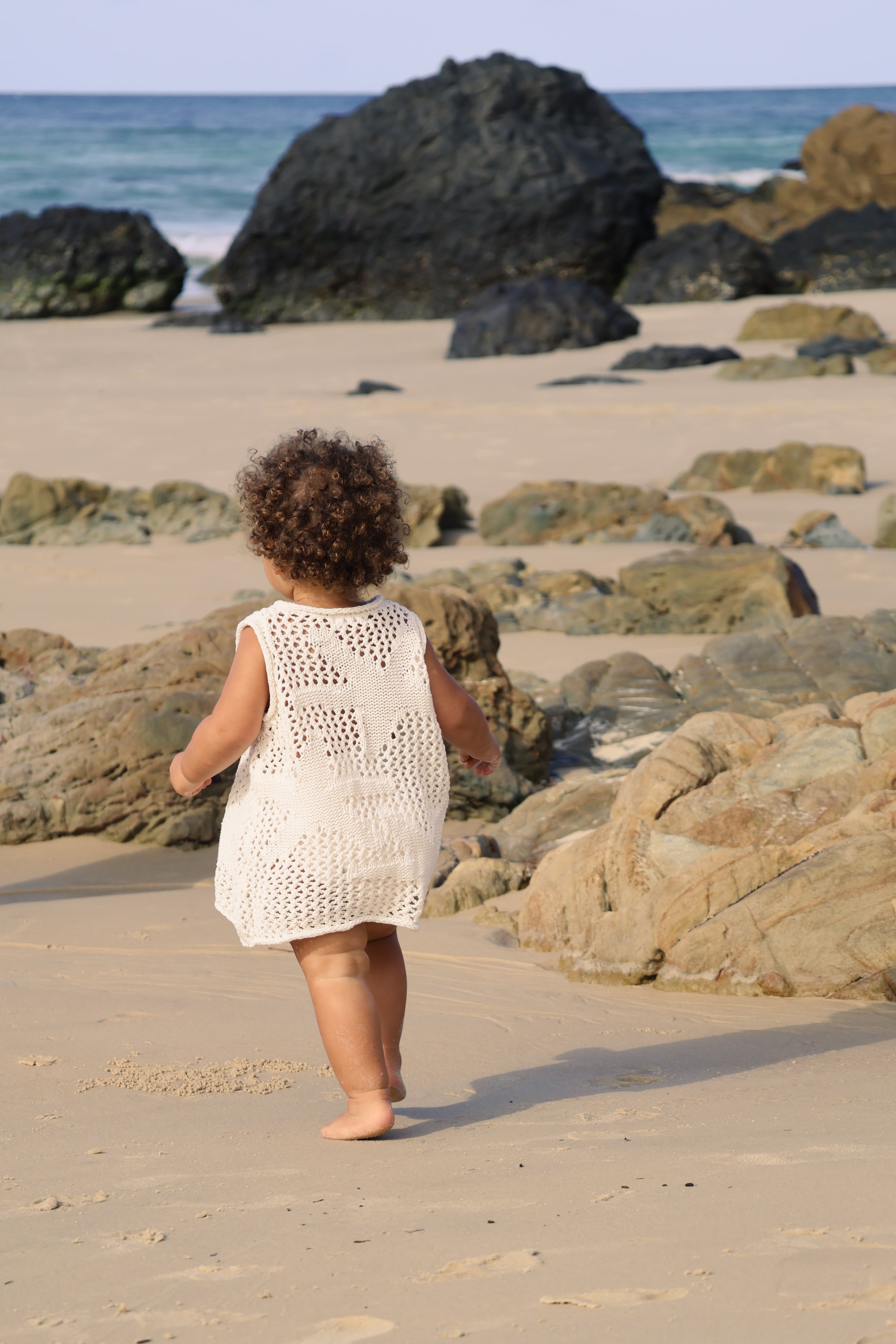 Crochet Sea-Star Dress | Natural