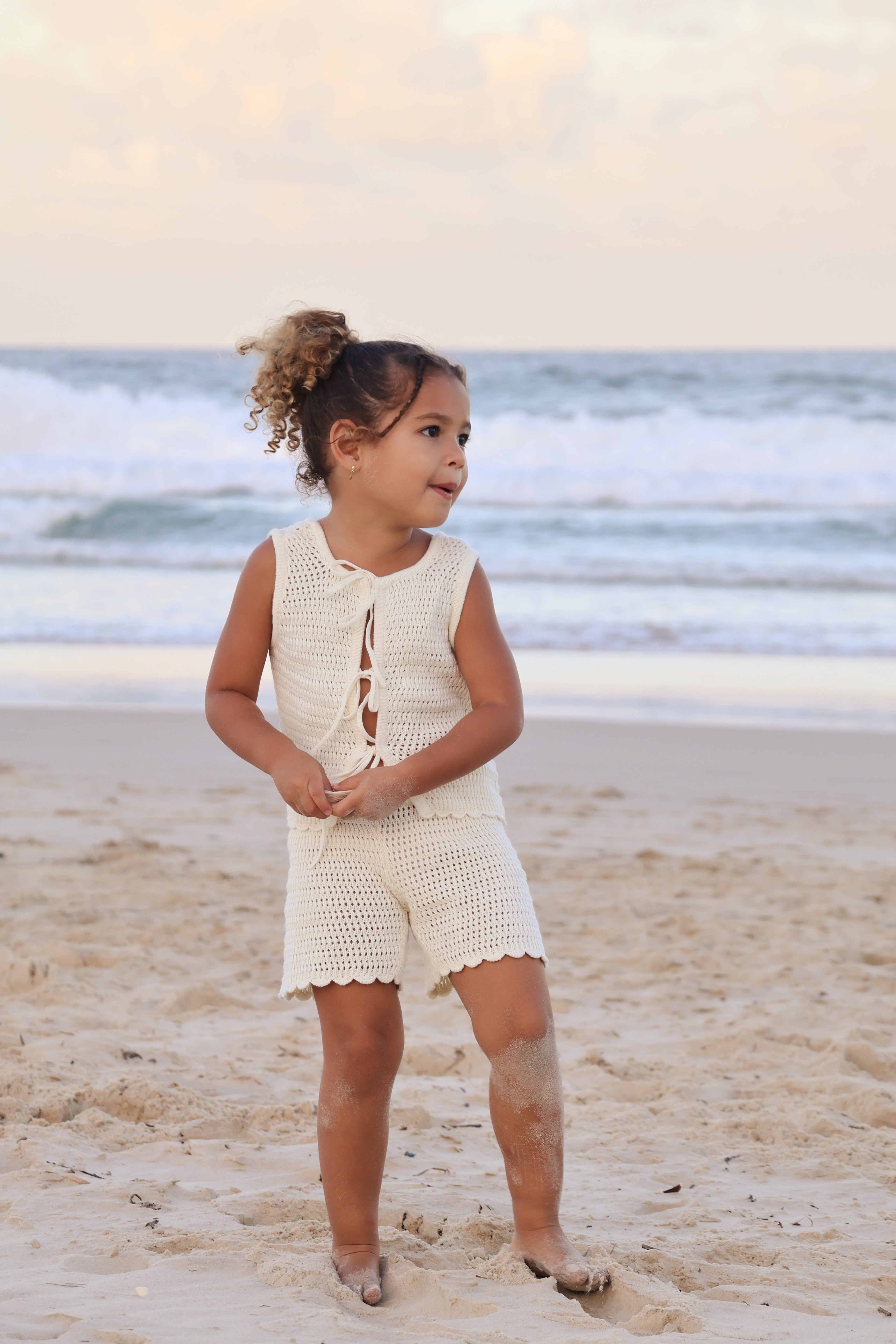 Crochet Shorts | Natural