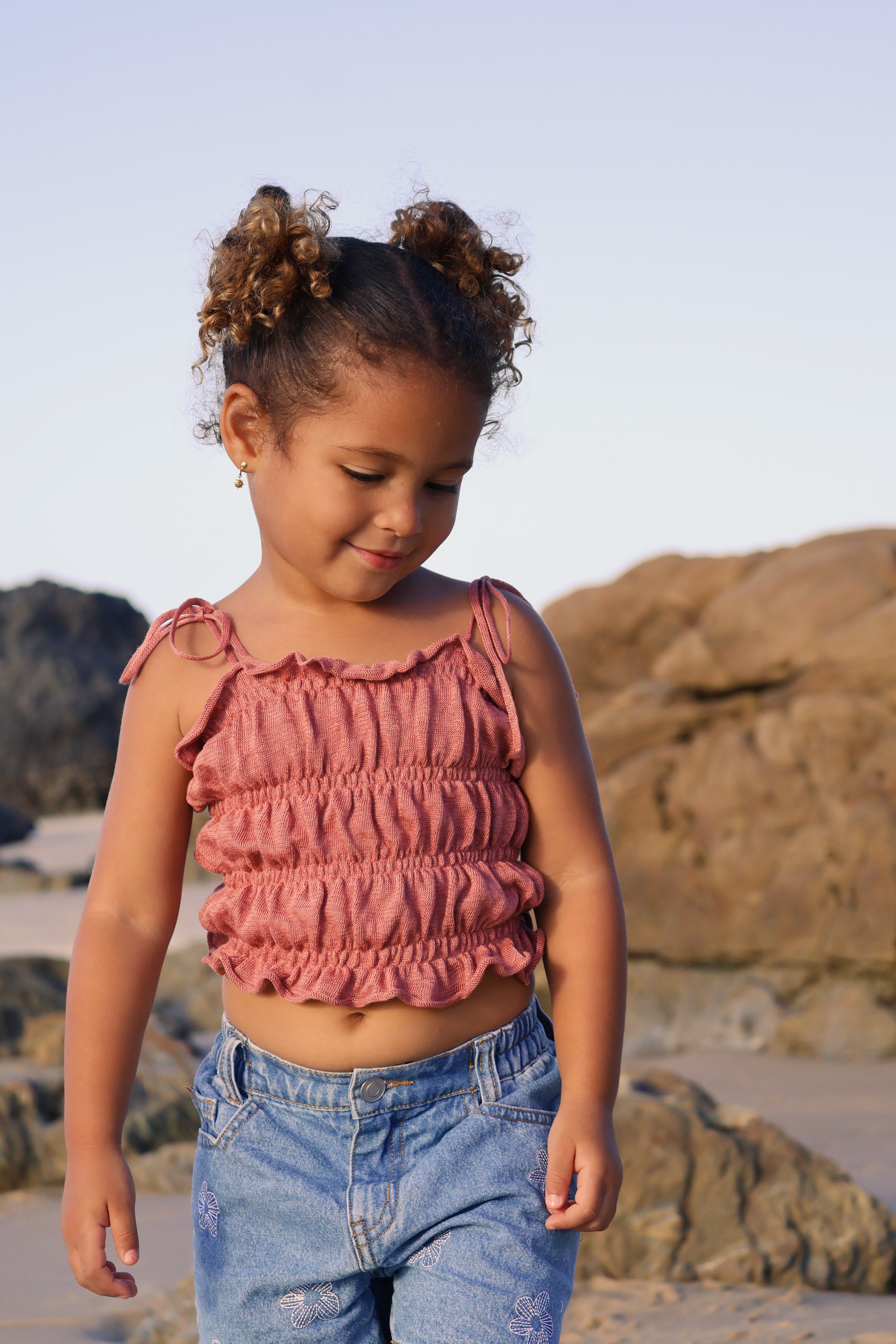 Linen Top | Mulberry