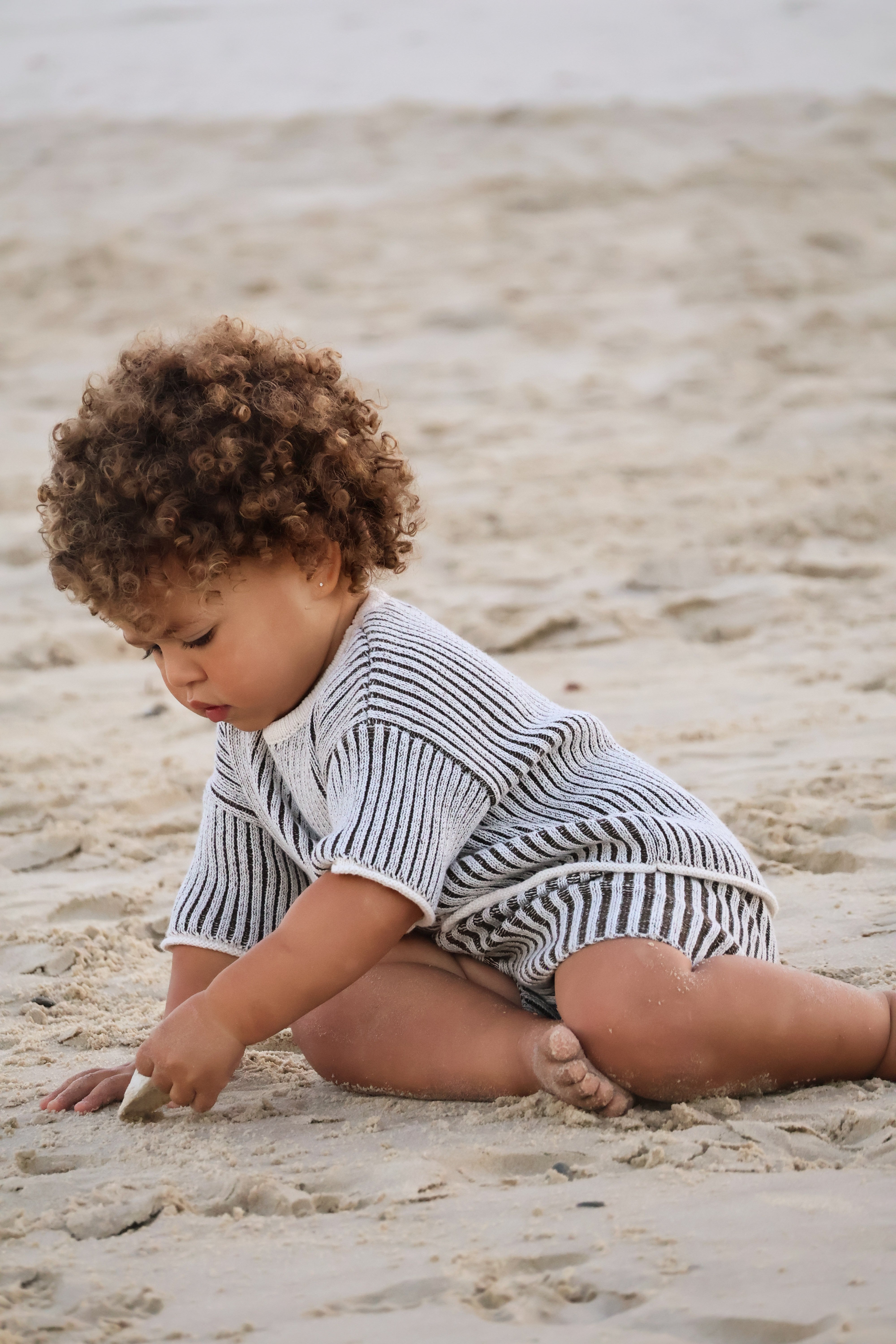 Rib Tee | Earth mix