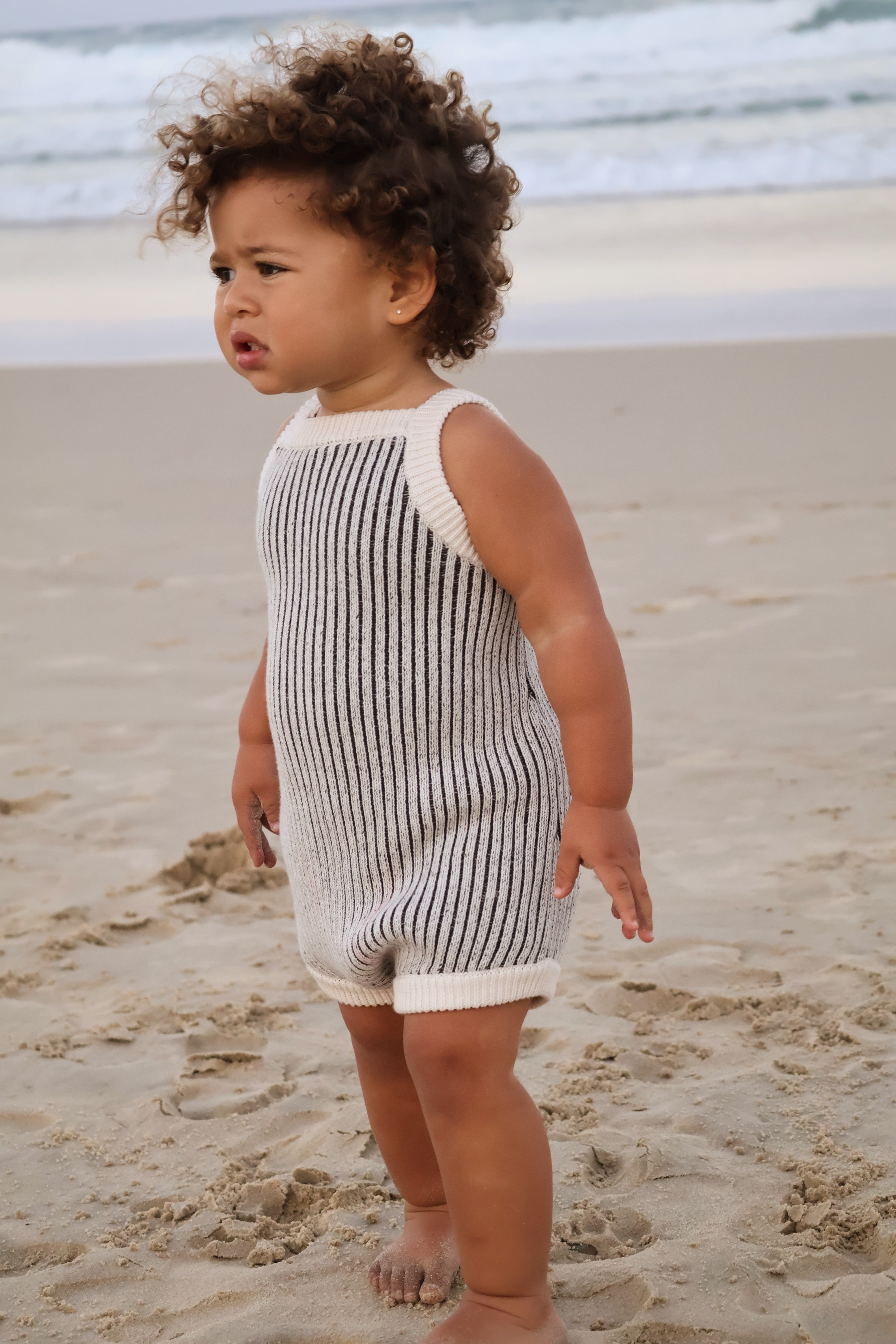 Rib Bodysuit | Earth mix