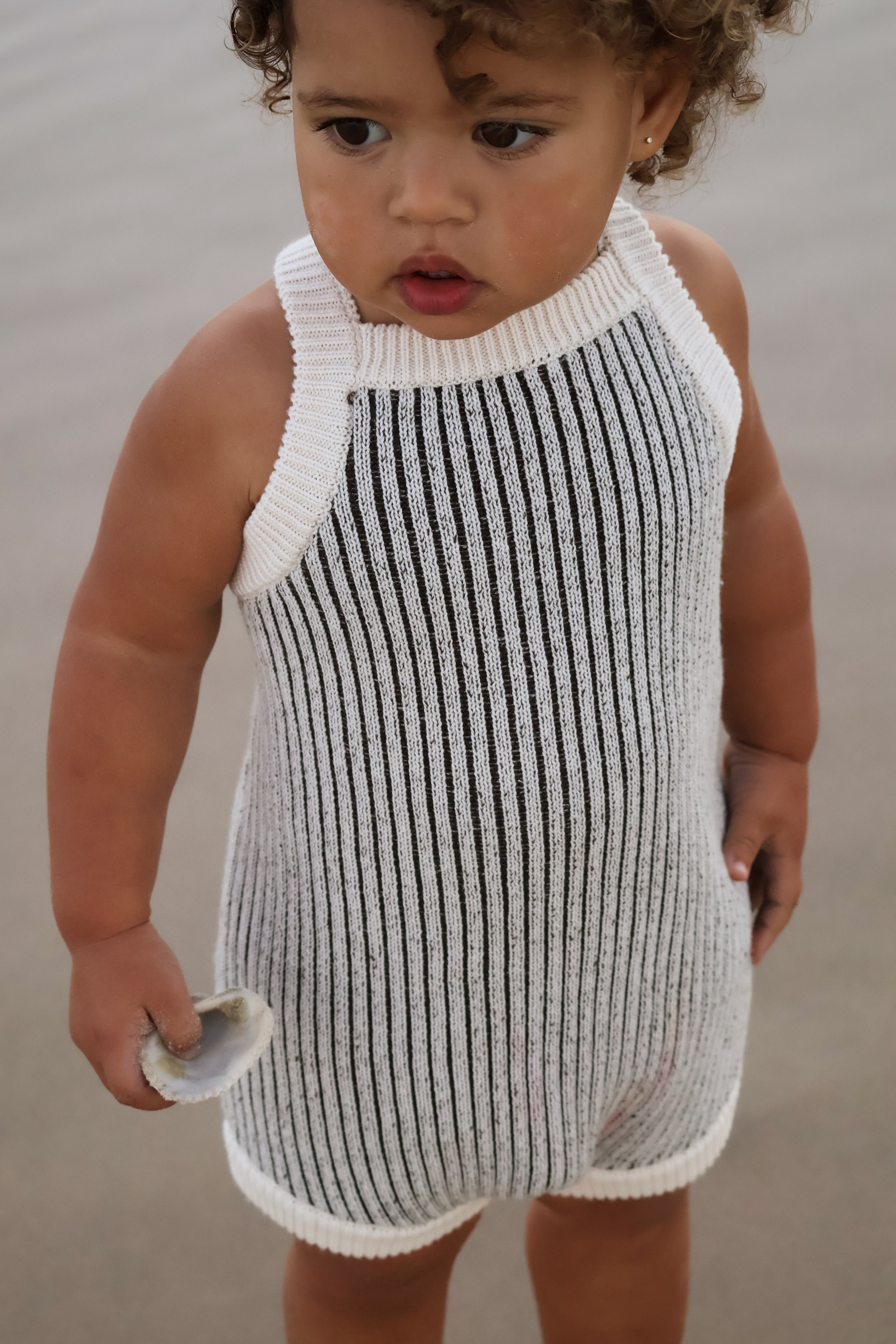 Rib Bodysuit | Earth mix