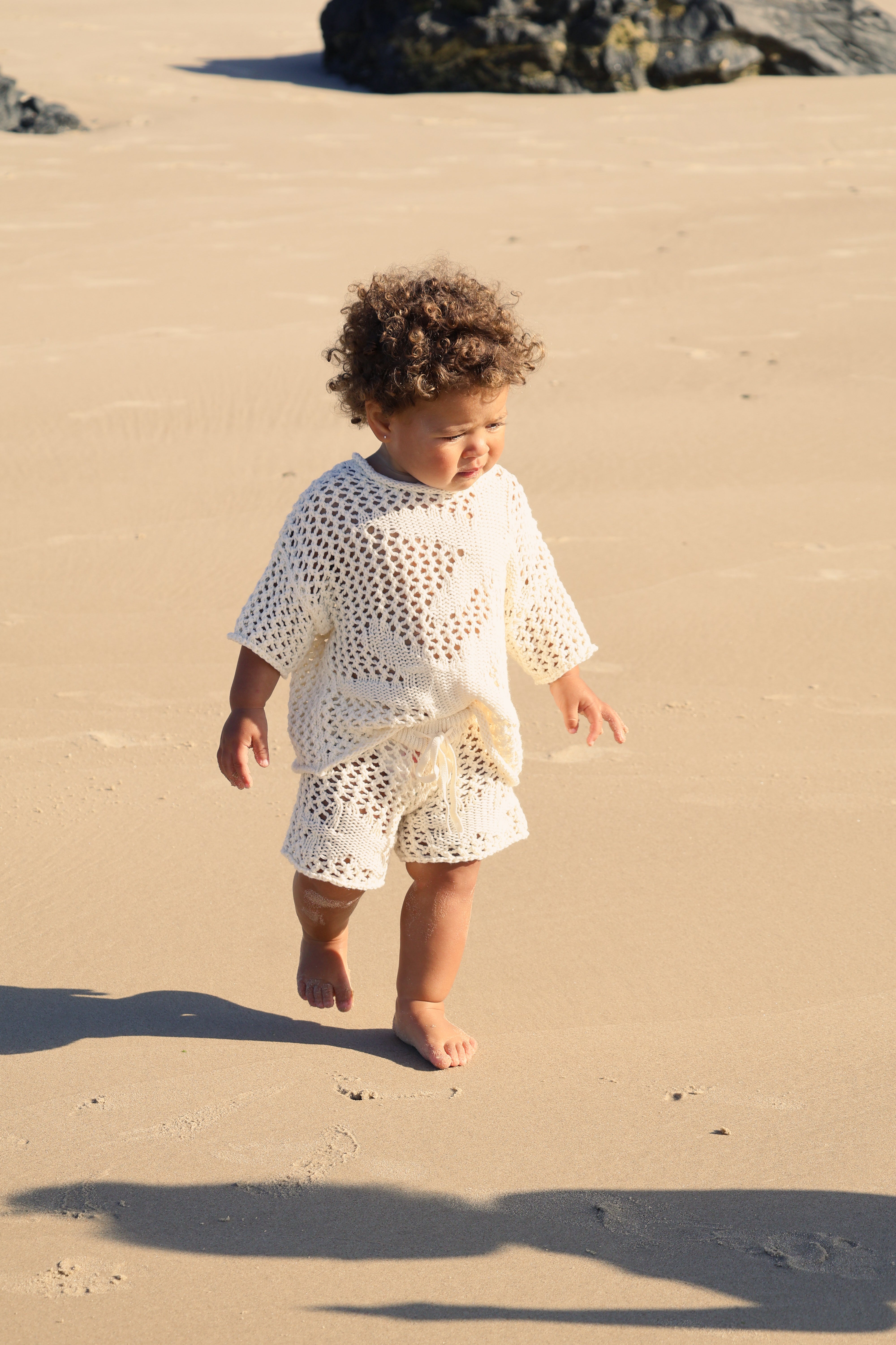 Crochet Sea-Star Tee | Natural