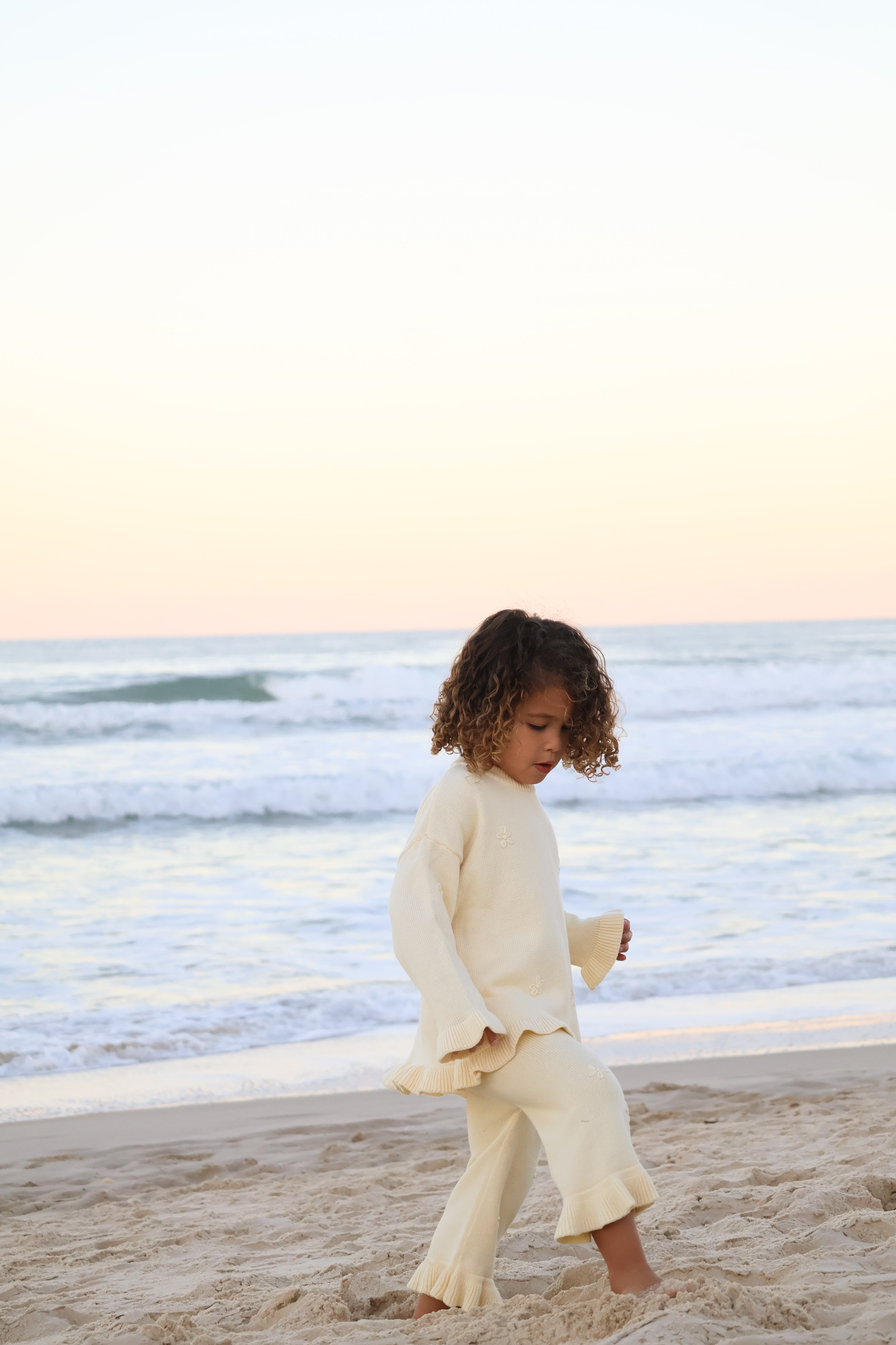Knit Embroidery Pullover | Citrus