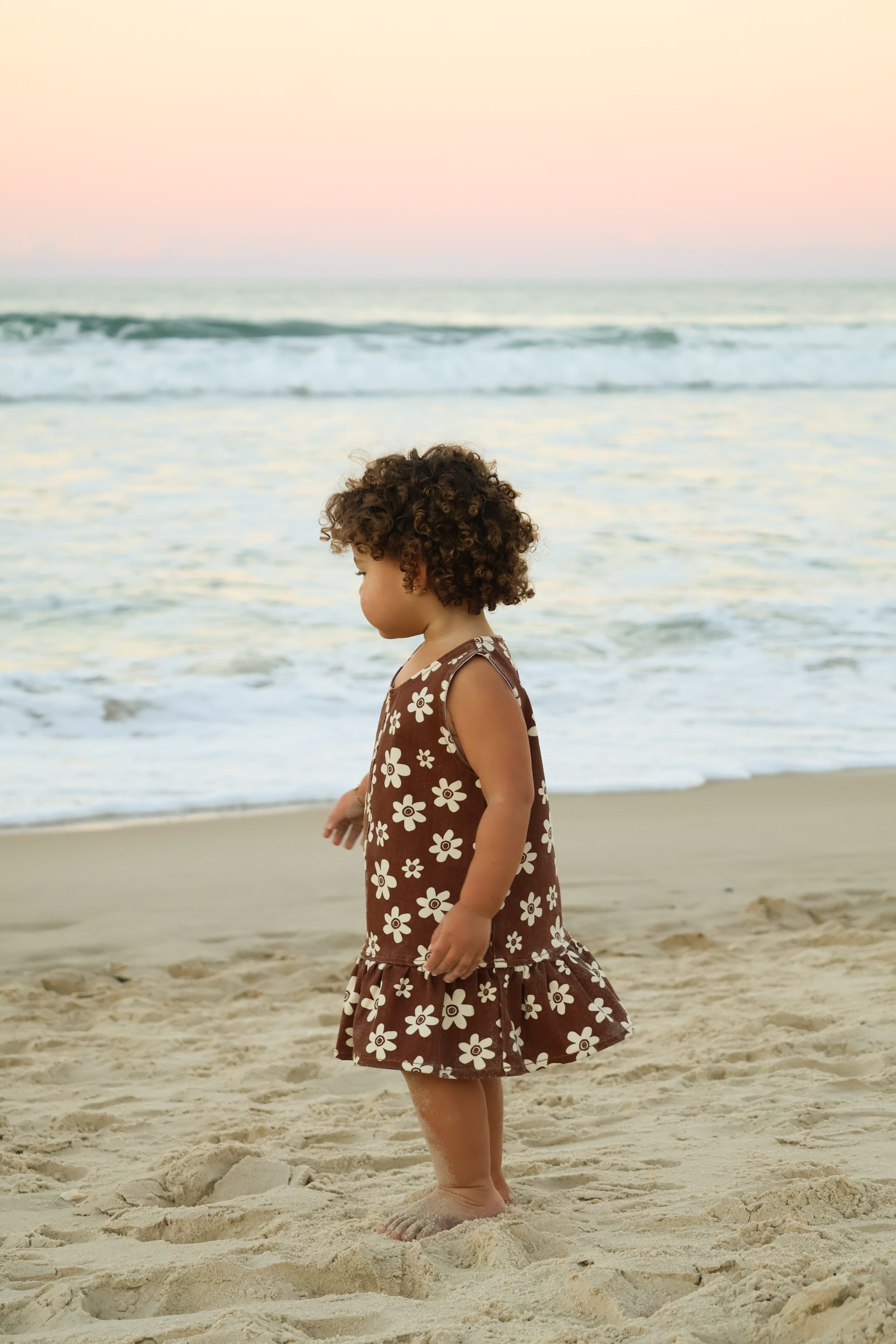 Denim Flower Dress | Mud