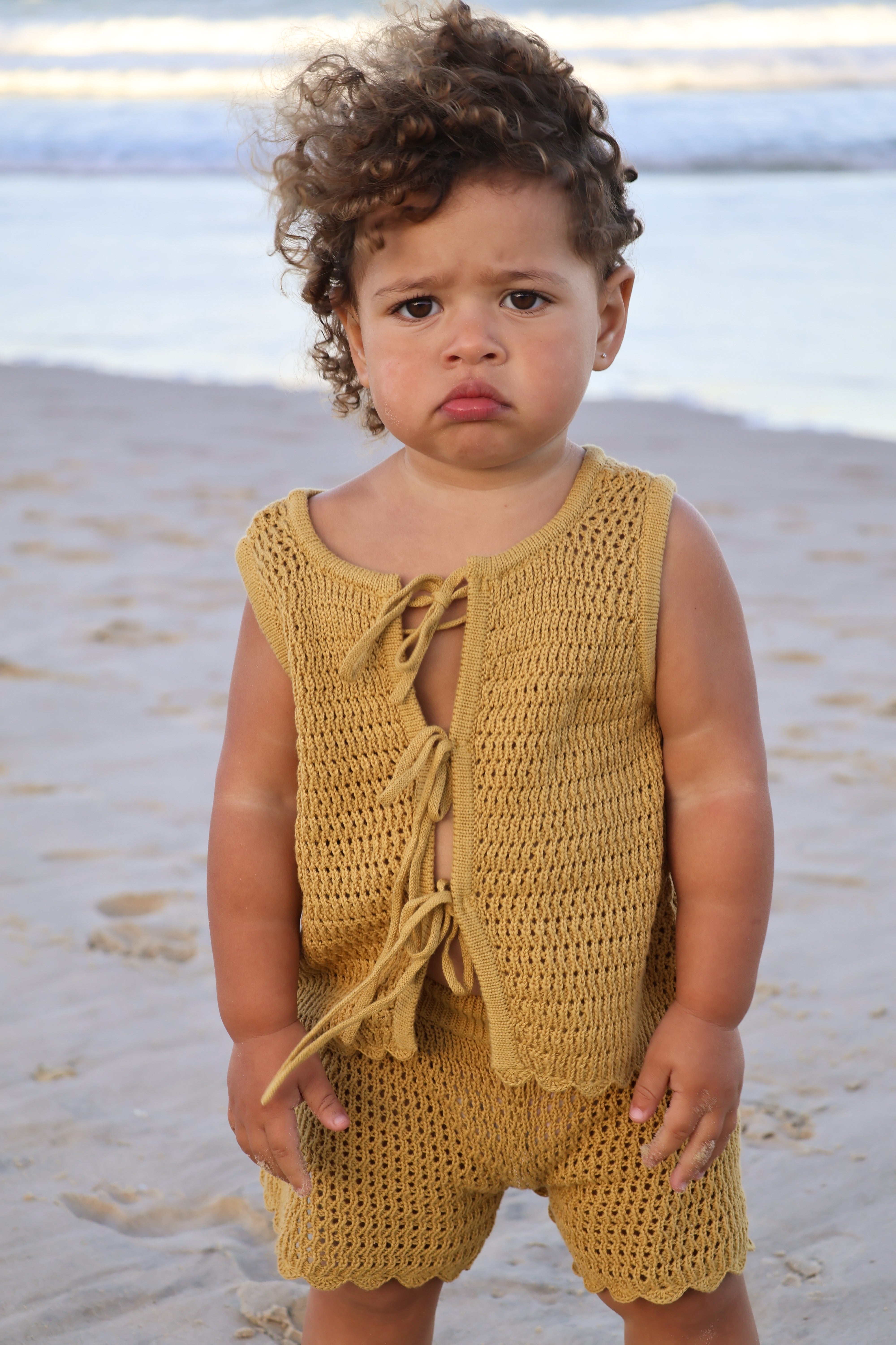 Crochet Tie-up Top | Marigold