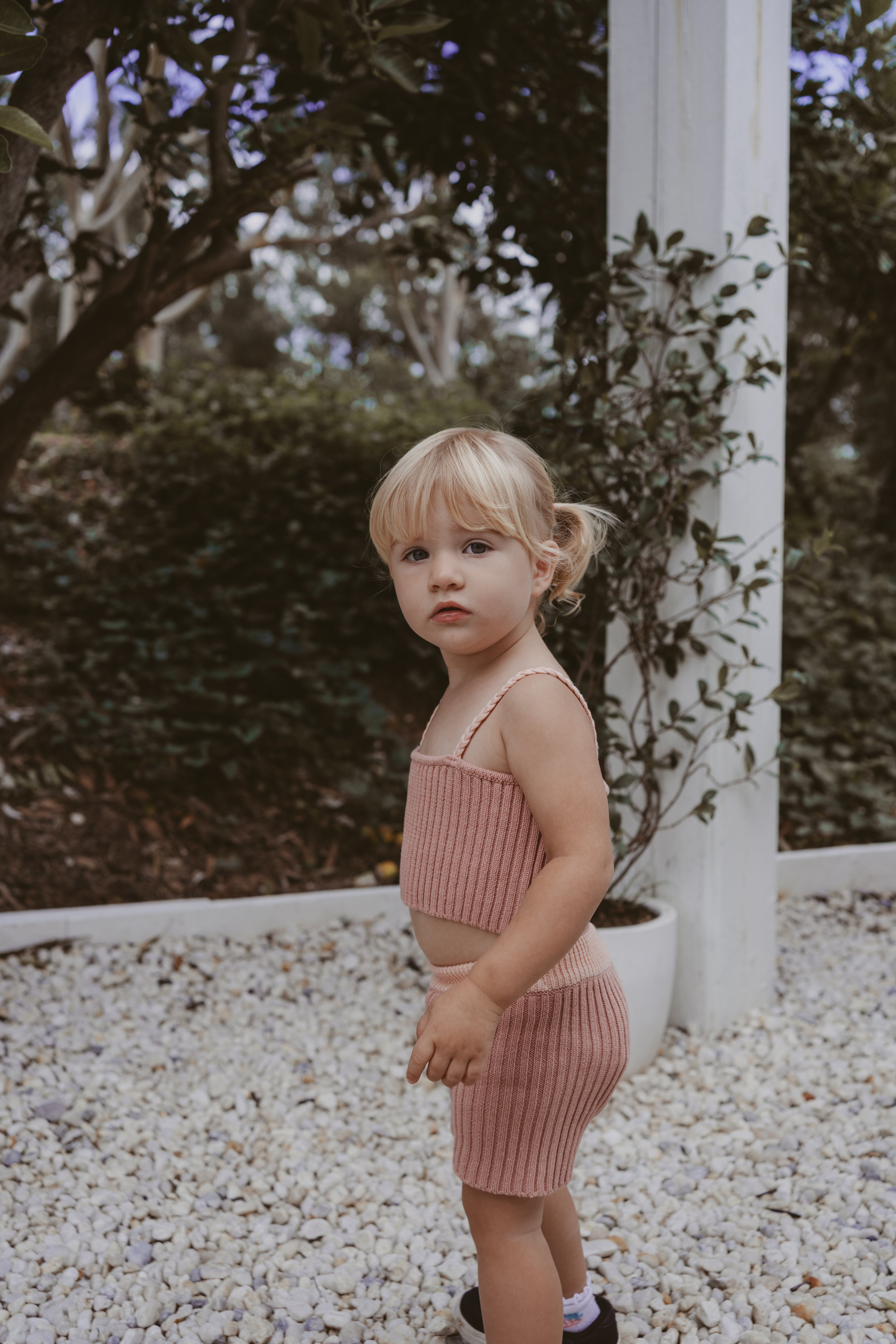 Braid Crop Top | Berry