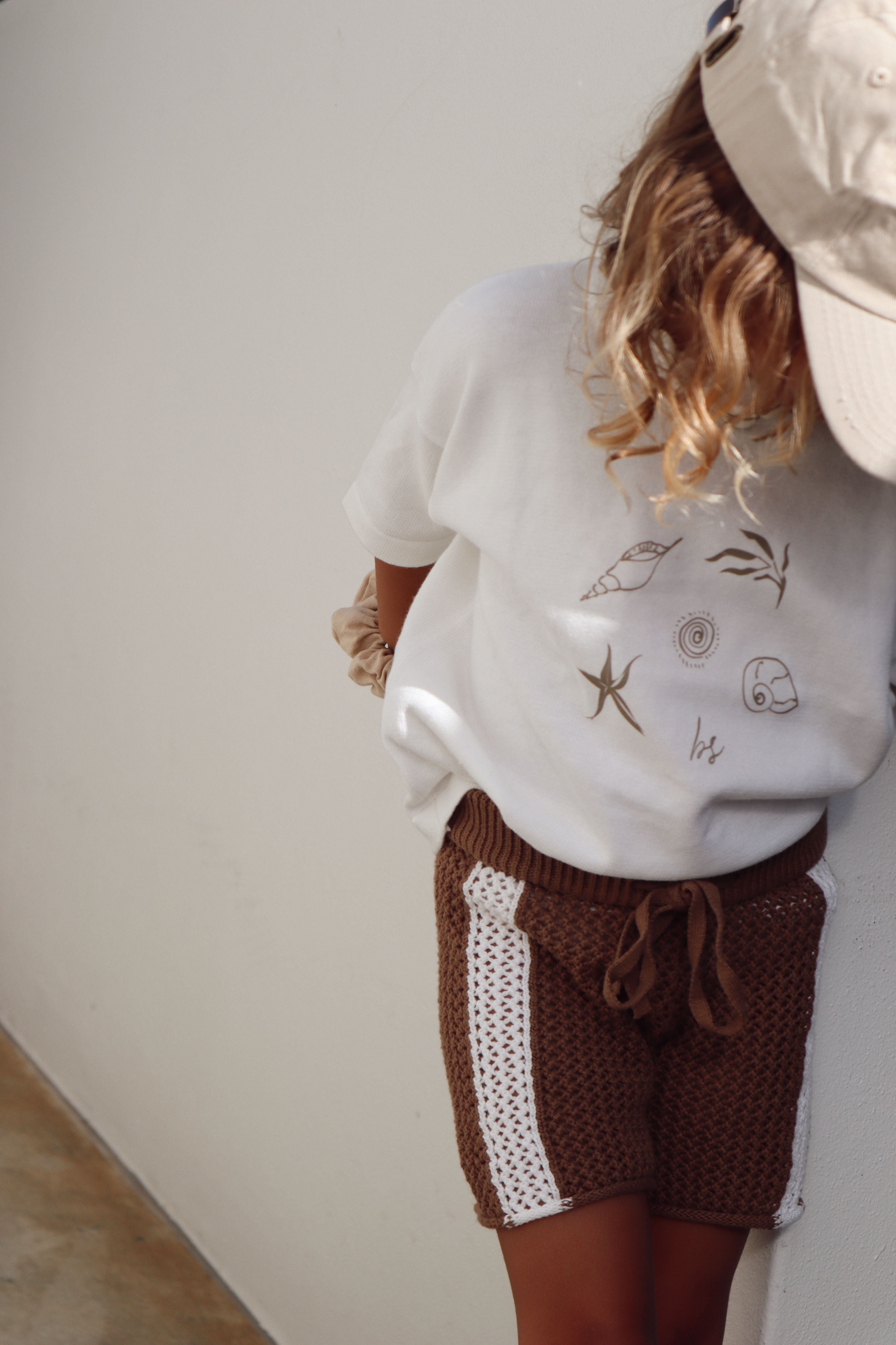 Sea Treasures Knit Tee | Cocoa