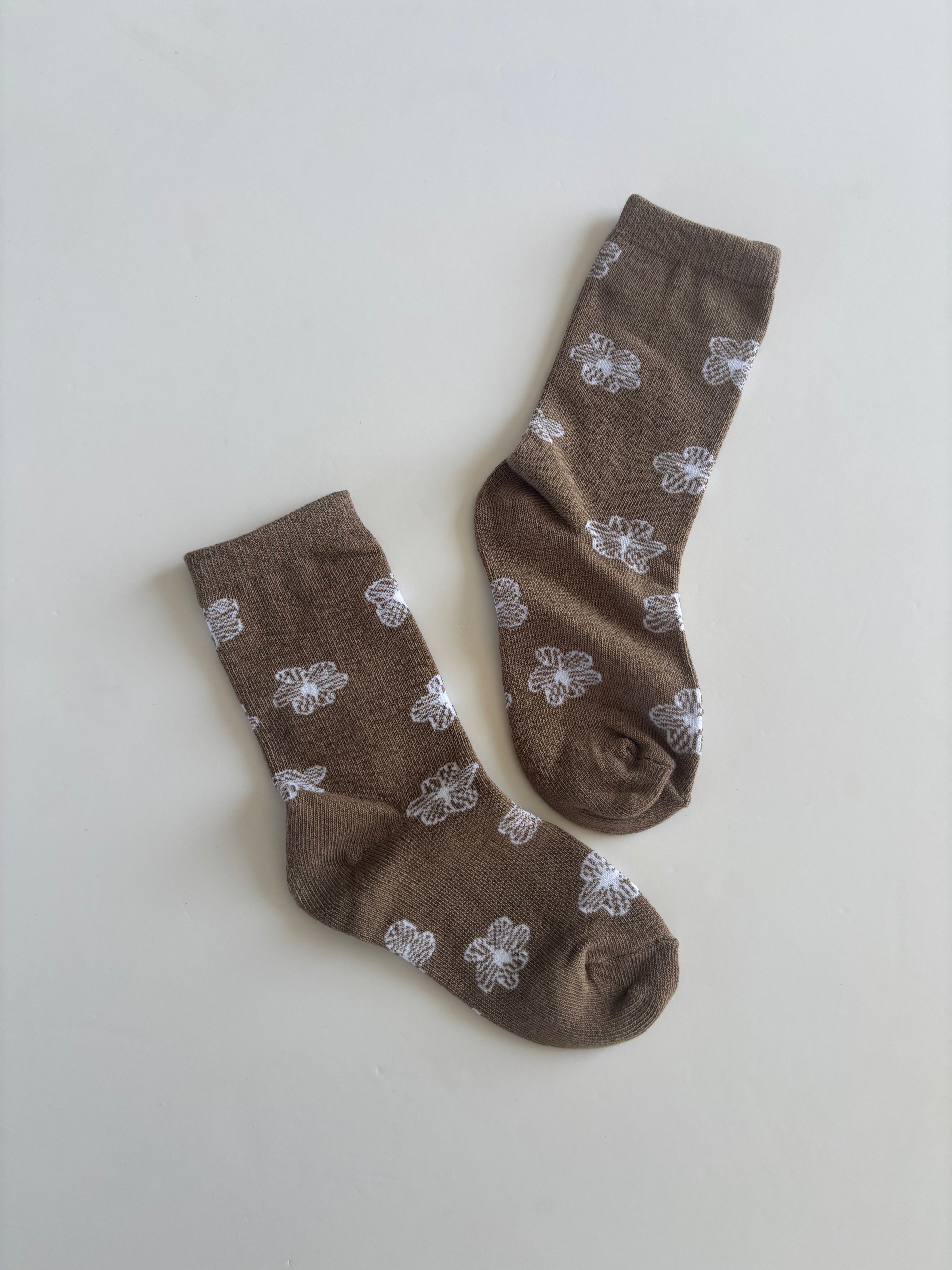 Socks | Cocoa Flower