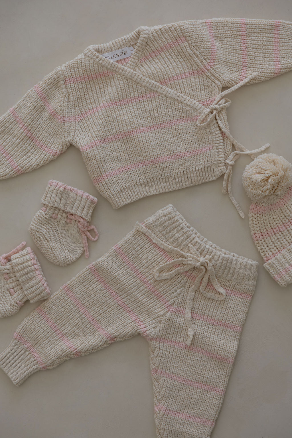 Wrap Top | Pink Salt Stripe