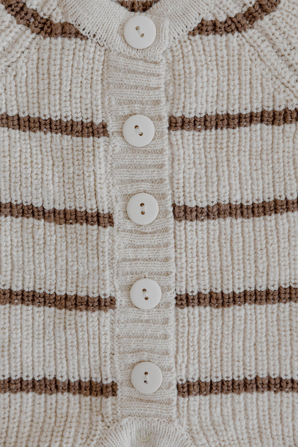 Bodysuit | Shell/Cedar stripe