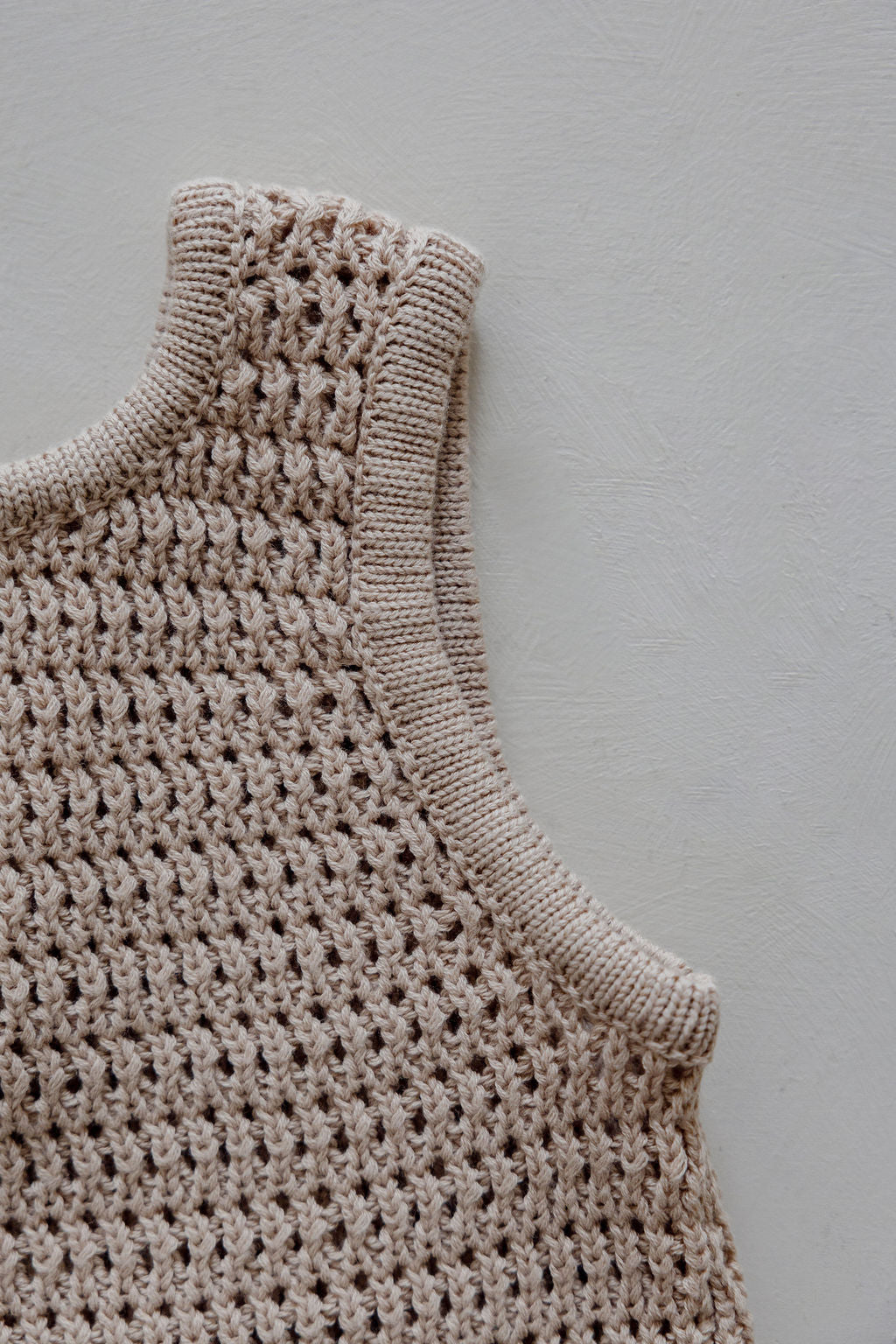 Crochet Tie-up Top | Sand